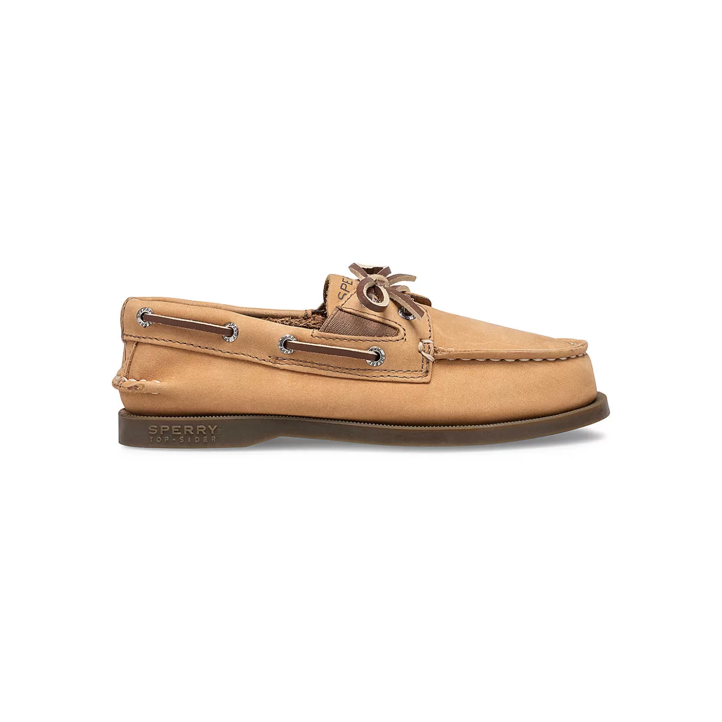 Boat Shoes | Big Kid (sizes 10.5 & up) | Sperry Big Kid's Authentic Original™ Slip On Boat Shoe Sahara