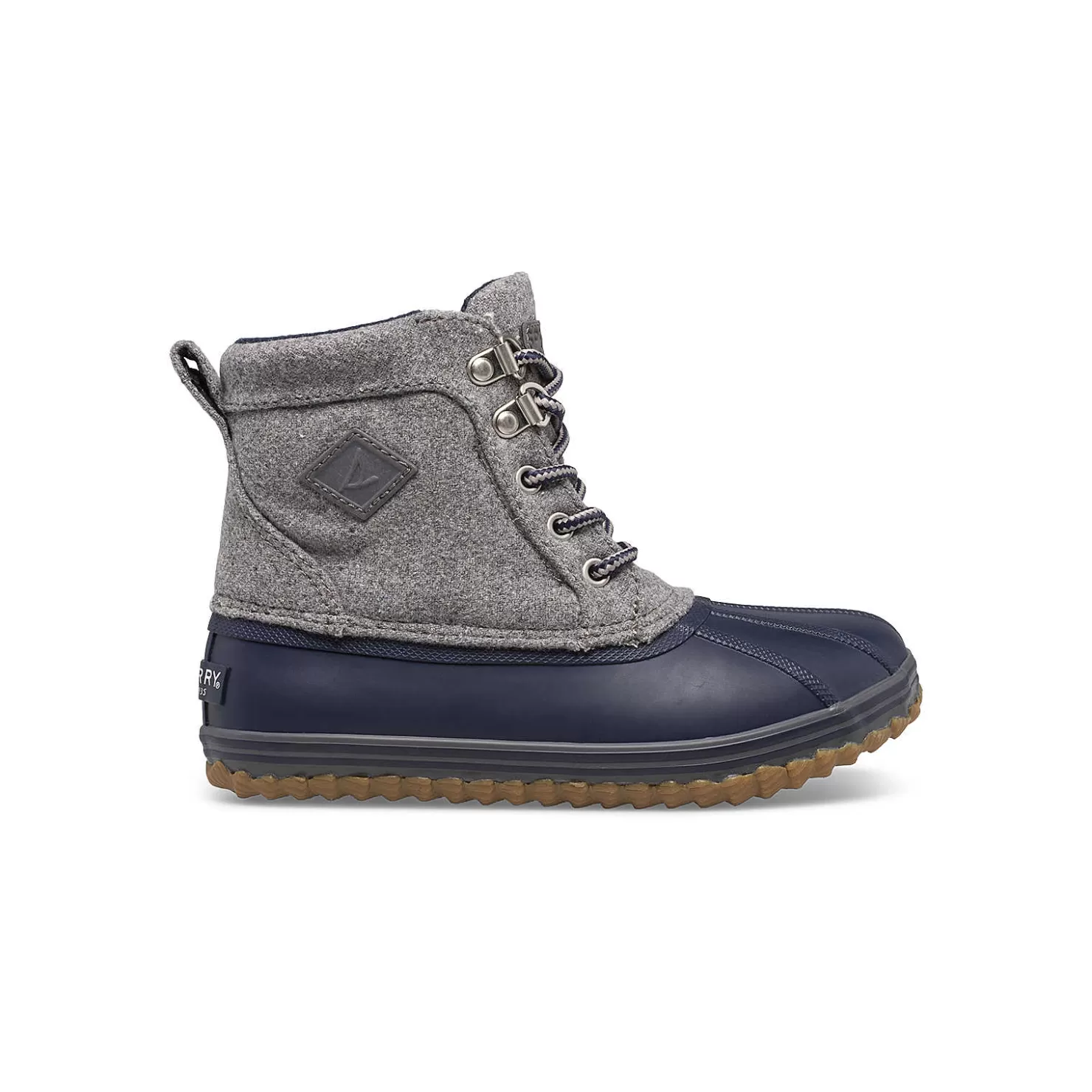 Boots | Big Kid (sizes 10.5 & up) | Sperry Big Kid's Bowline Boot Grey/Navy