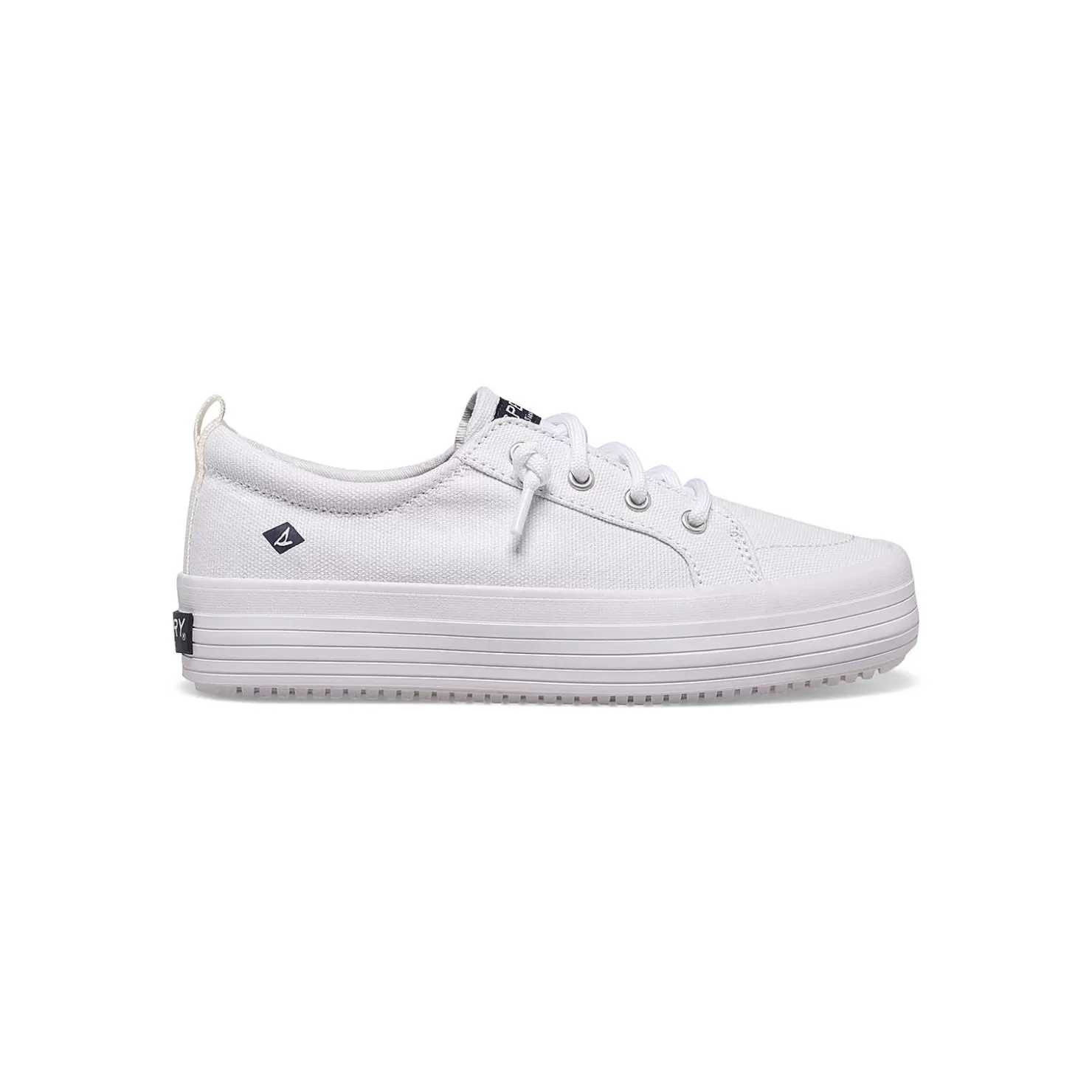 Sneakers | Big Kid (sizes 10.5 & up) | Sperry Big Kid's Crest Vibe Platform Sneaker White