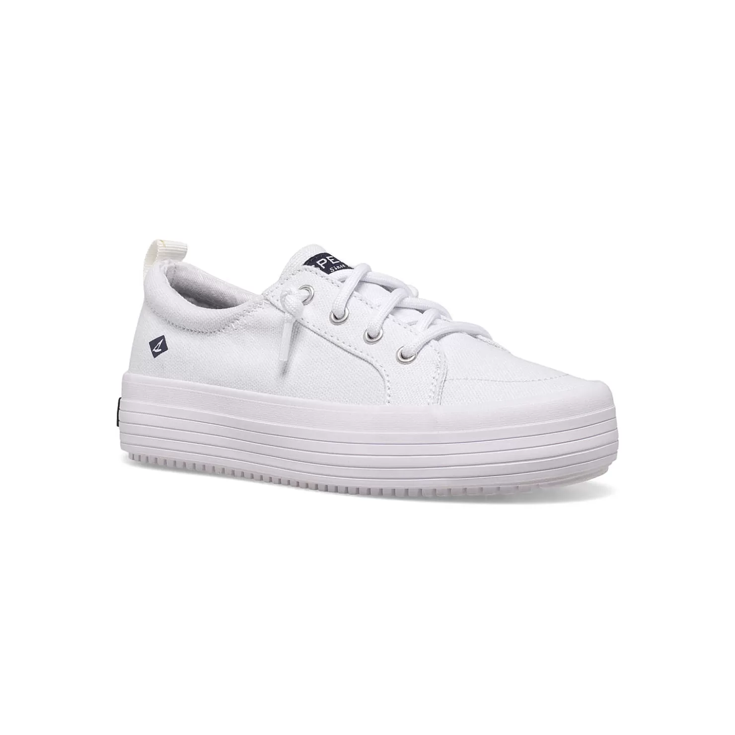 Sneakers | Big Kid (sizes 10.5 & up) | Sperry Big Kid's Crest Vibe Platform Sneaker White