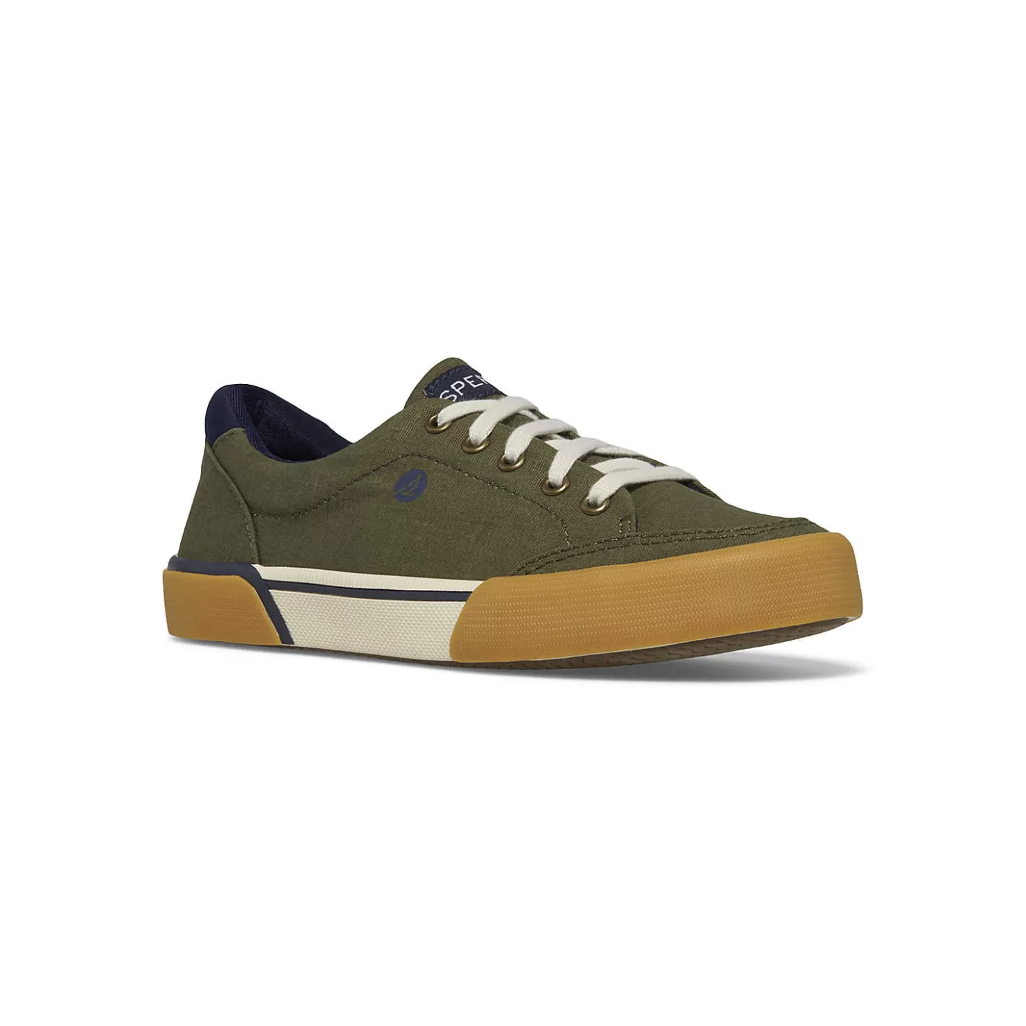 Sneakers | Big Kid (sizes 10.5 & up) | Sperry Big Kid's Harbor Tide Washable Sneaker Olive