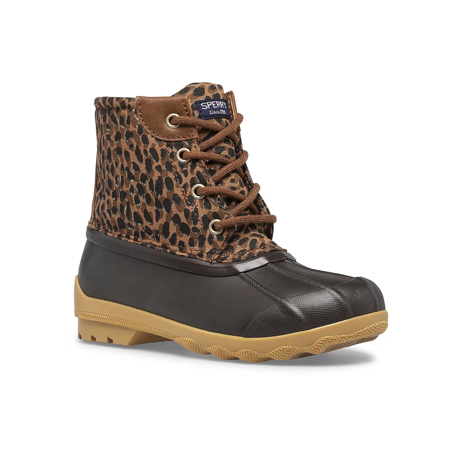 Boots | Sperry Big Kid's Port Boot Tan Leopard