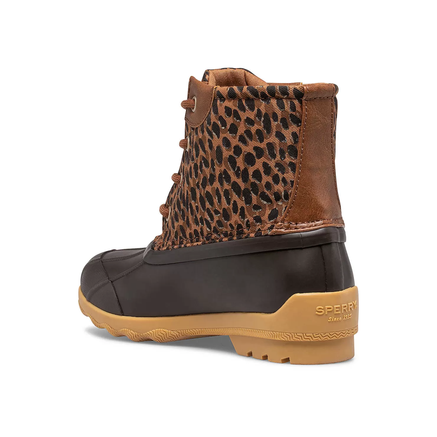 Boots | Sperry Big Kid's Port Boot Tan Leopard