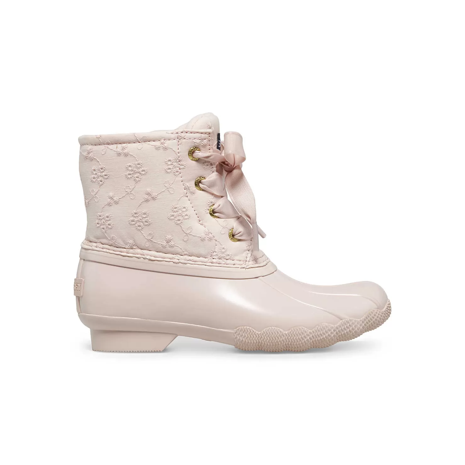 Boots | Big Kid (sizes 10.5 & up) | Sperry Big Kid's Saltwater Duck Boot Pink/Pink