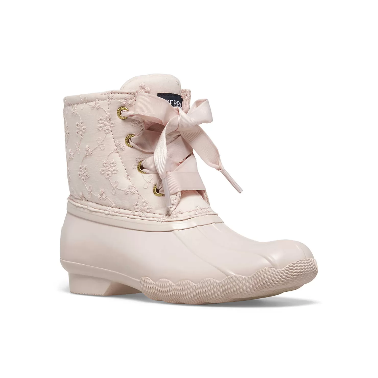 Boots | Big Kid (sizes 10.5 & up) | Sperry Big Kid's Saltwater Duck Boot Pink/Pink