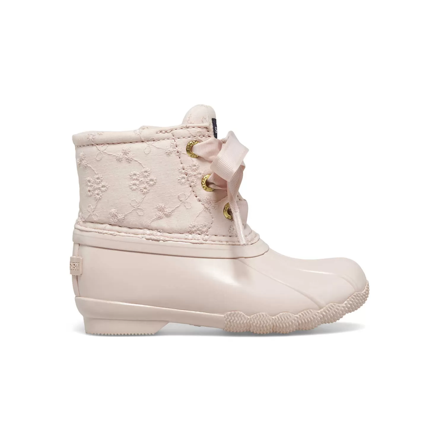 Boots | Big Kid (sizes 10.5 & up) | Sperry Big Kid's Saltwater Junior Duck Boot Pink/Pink