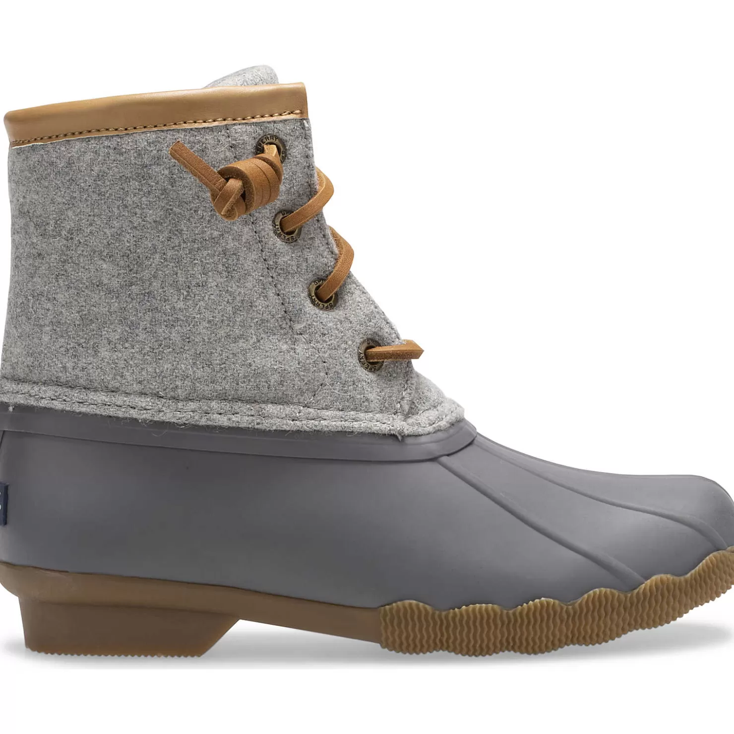 Boots | Sperry Big Kid's Saltwater Wool Duck Boot Grey