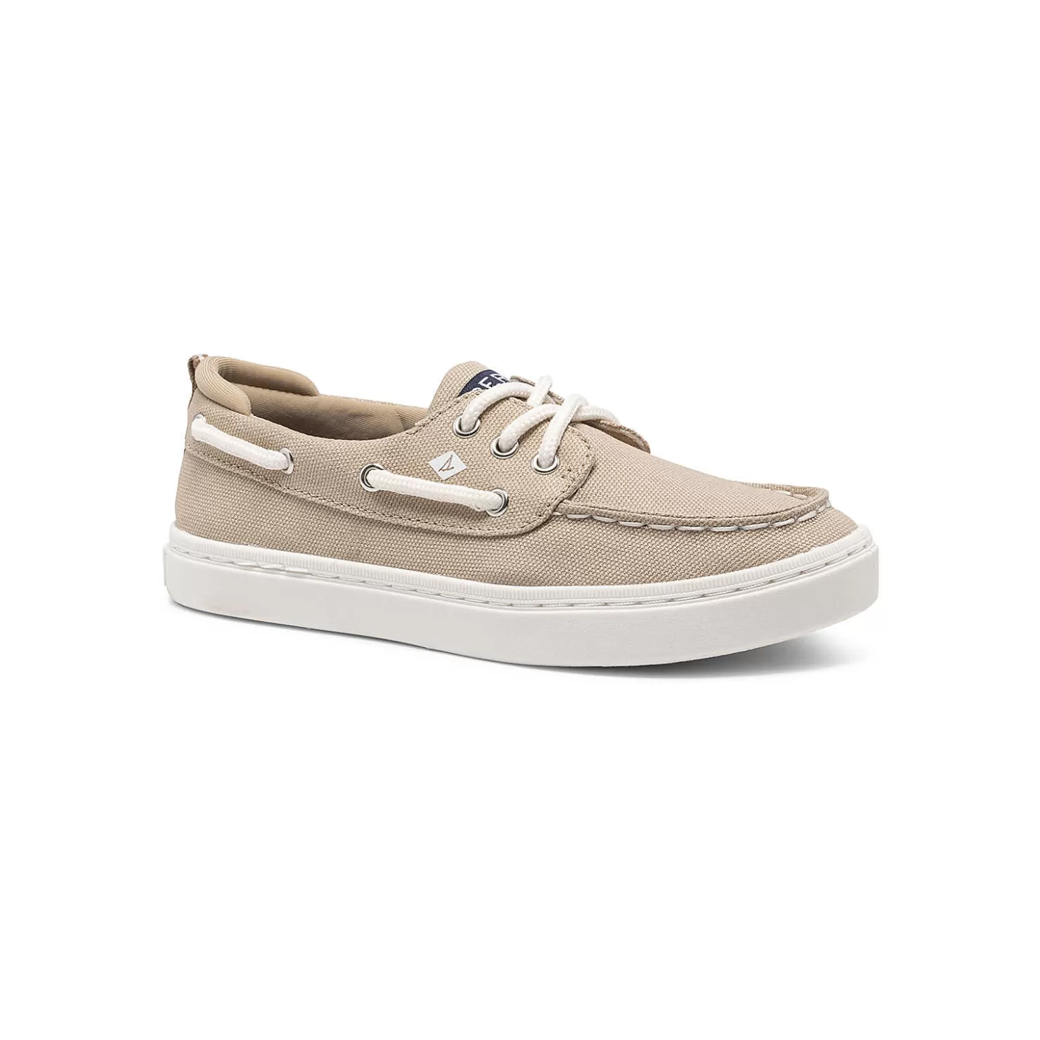 Sneakers | Boat Shoes | Sperry Big Kid's Sea Ketch Washable Sneaker Khaki