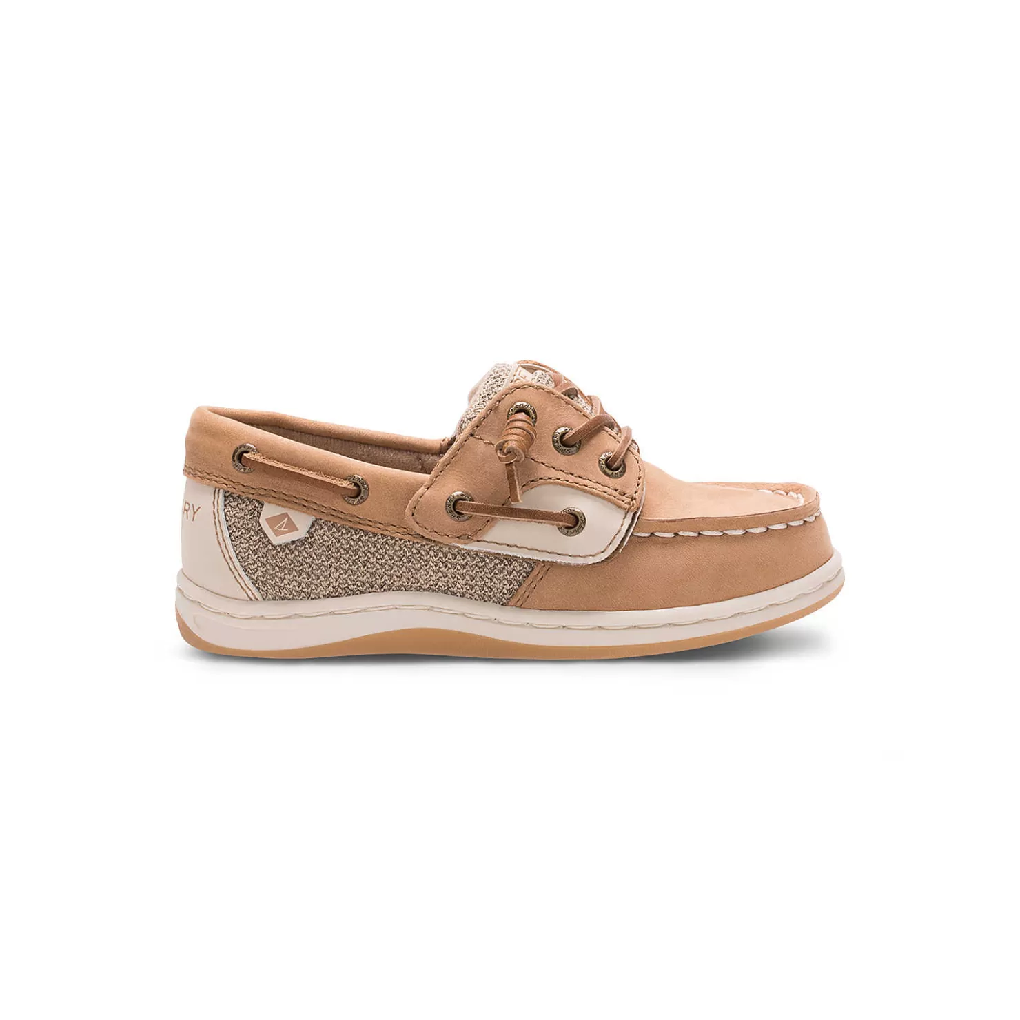 Boat Shoes | Big Kid (sizes 10.5 & up) | Sperry Big Kid's Songfish Junior Boat Shoe Linen / Oat