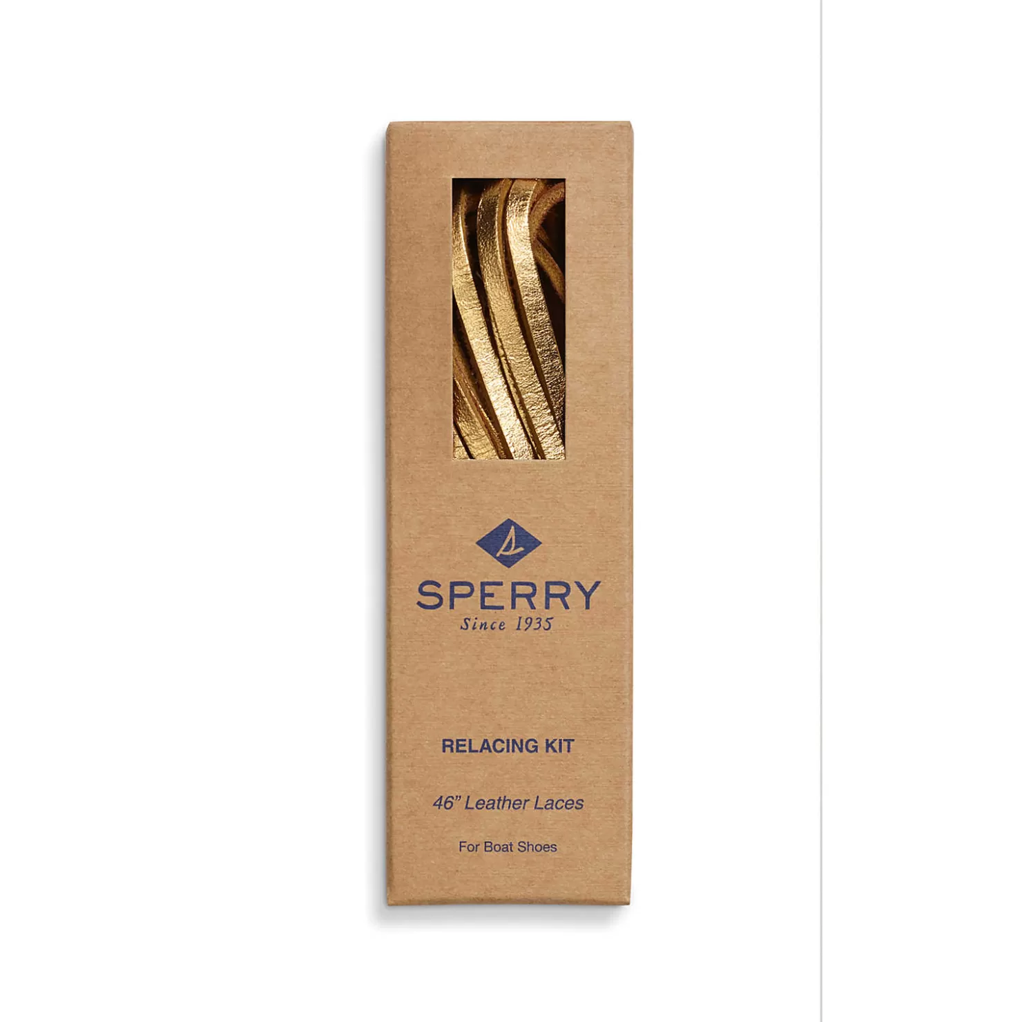 Shoe Care & Laces | Sperry Lace Kit With Needle Gold Foil