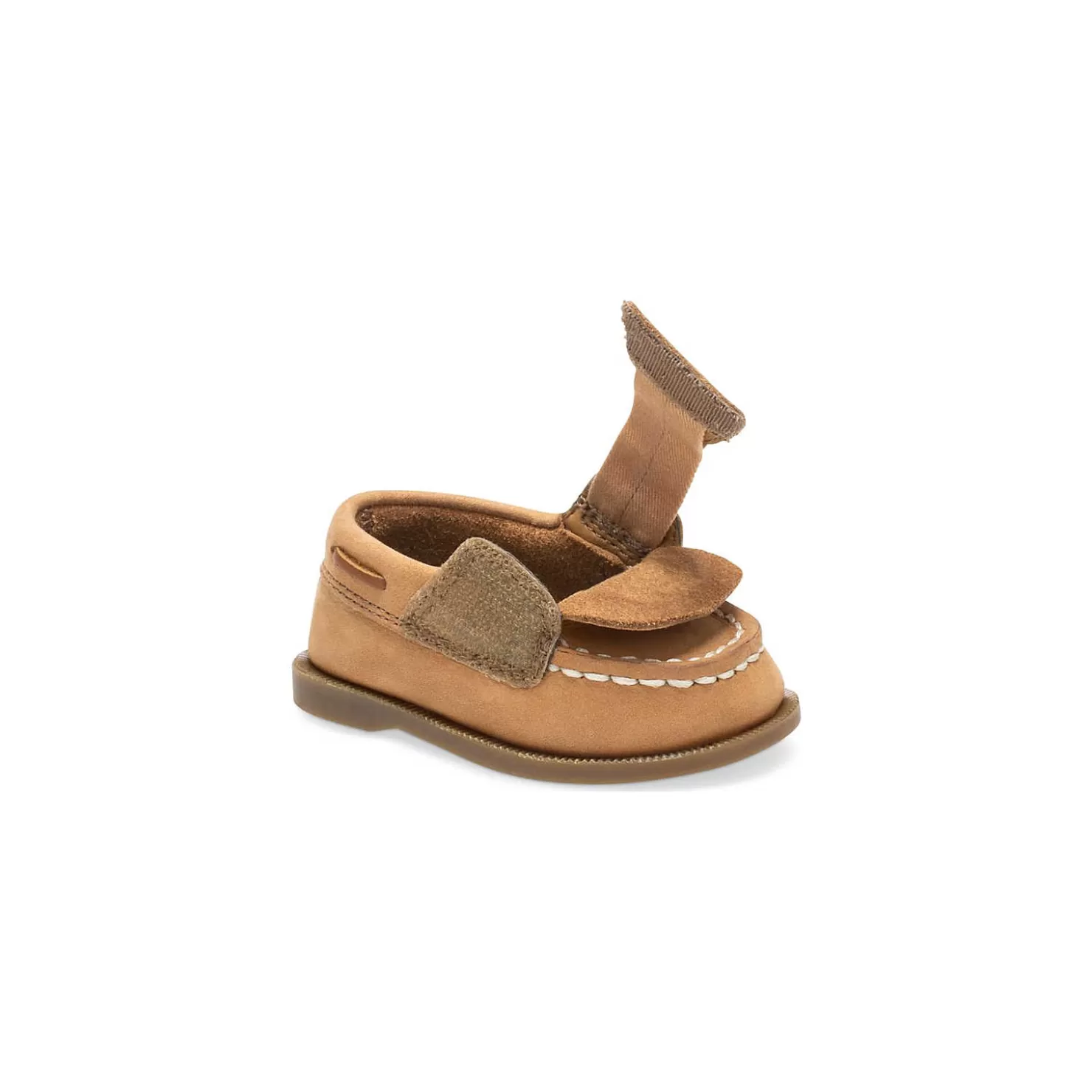 Boat Shoes | Baby | Sperry Little Kid's Authentic Original™ Crib Hook & Loop Boat Shoe Sahara