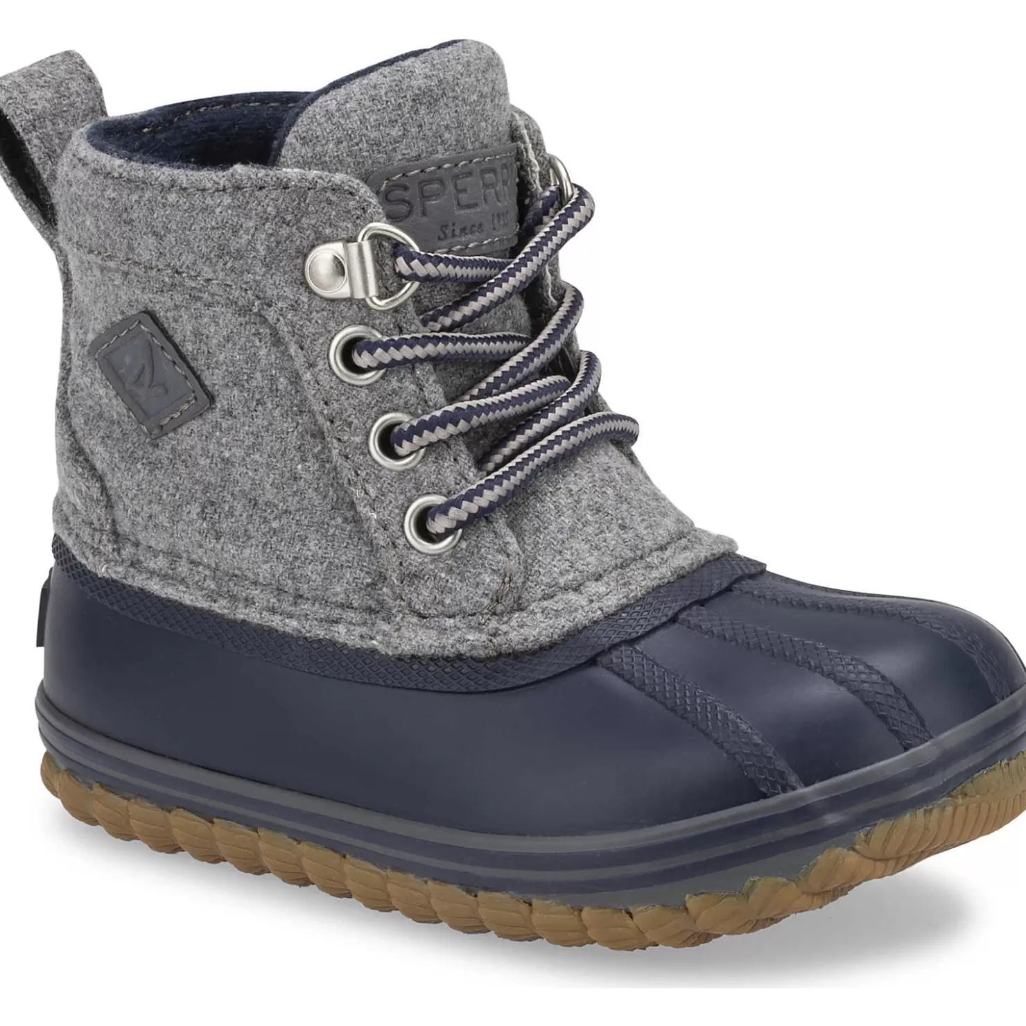 Boots | Little Kid (sizes 1-10) | Sperry Little Kid's Bowline Boot Grey/Navy