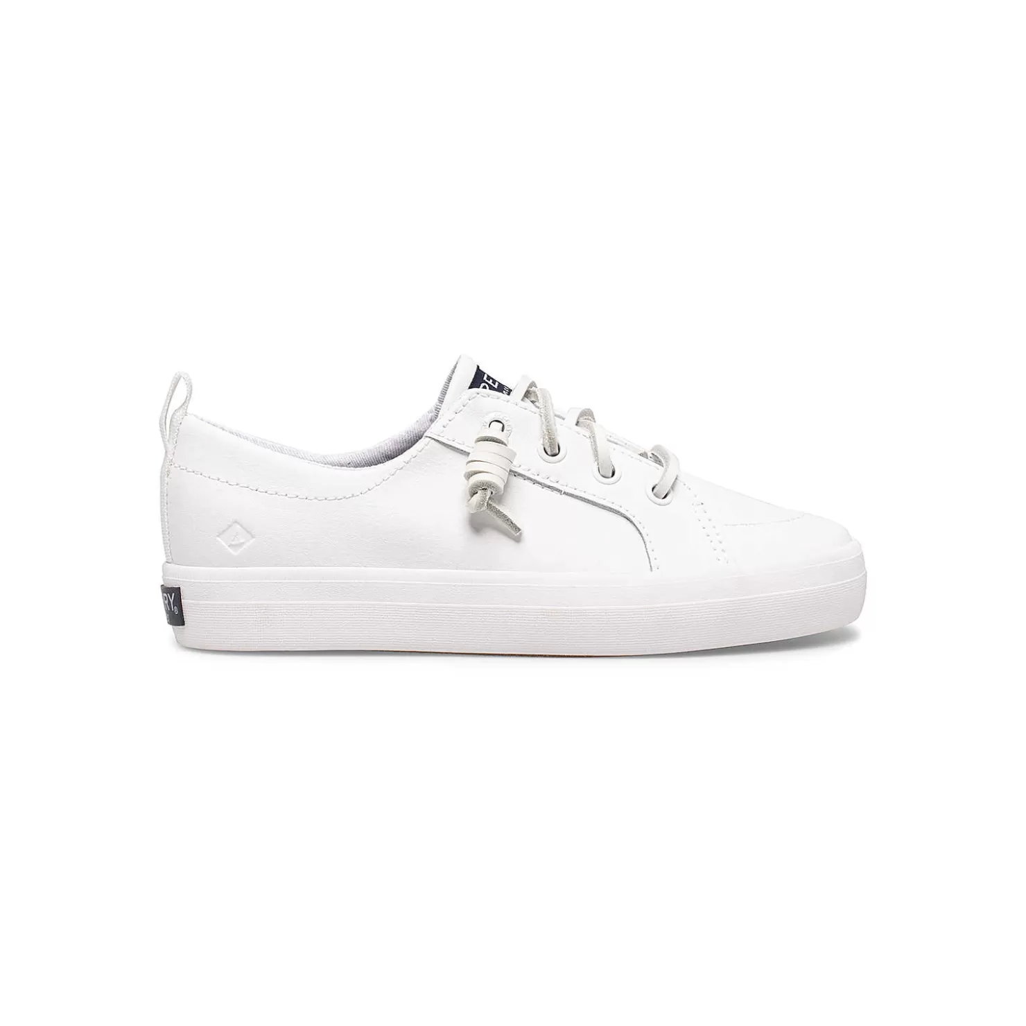 Little Kid (sizes 1-10) | Sperry Little Kid's Crest Vibe Junior Sneaker All White