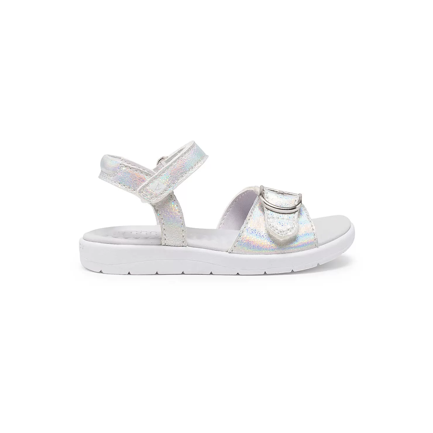 Sandals | Little Kid (sizes 1-10) | Sperry Little Kid's Galley PLUSHWAVE™ Sandal Silver