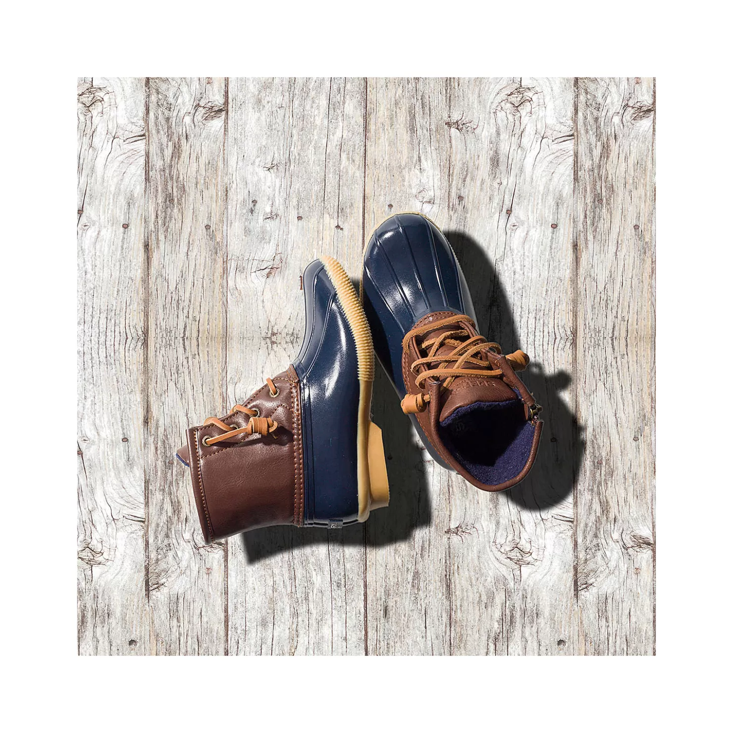 Boots | Little Kid (sizes 1-10) | Sperry Little Kid's Saltwater Duck Boot Navy