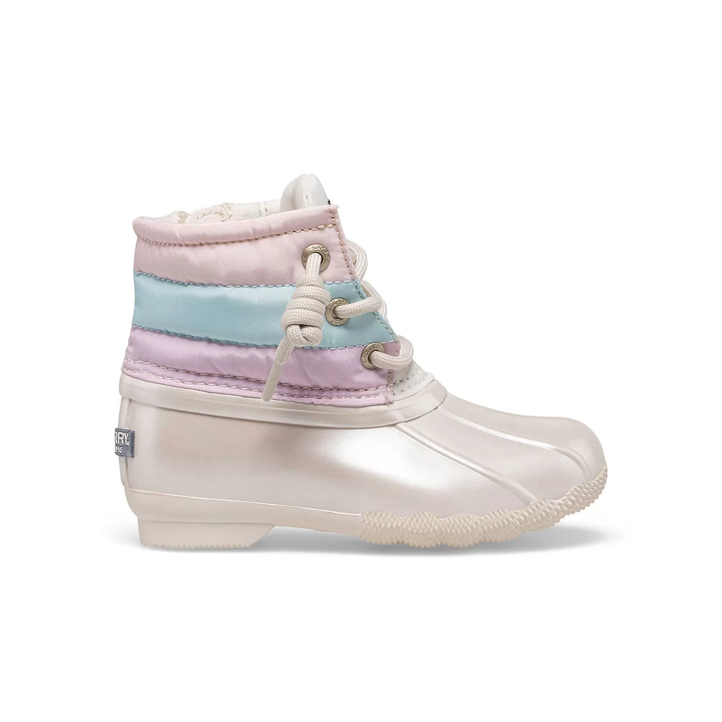 Boots | Little Kid (sizes 1-10) | Sperry Little Kid's Saltwater Junior Duck Boot Pastel Multi