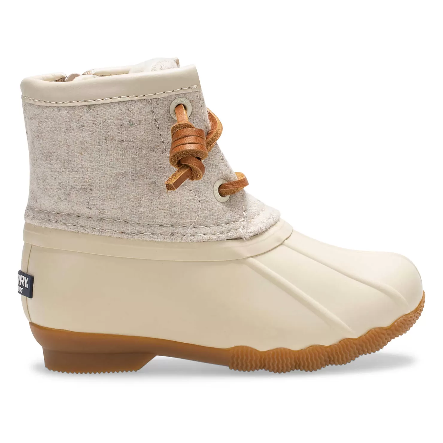 Boots | Little Kid (sizes 1-10) | Sperry Little Kid's Saltwater Wool Duck Boot Oat