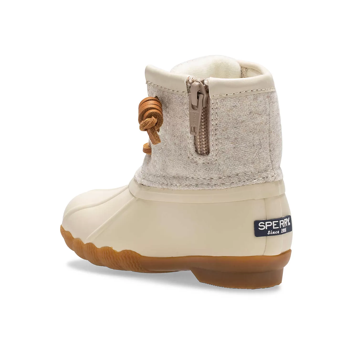 Boots | Little Kid (sizes 1-10) | Sperry Little Kid's Saltwater Wool Duck Boot Oat