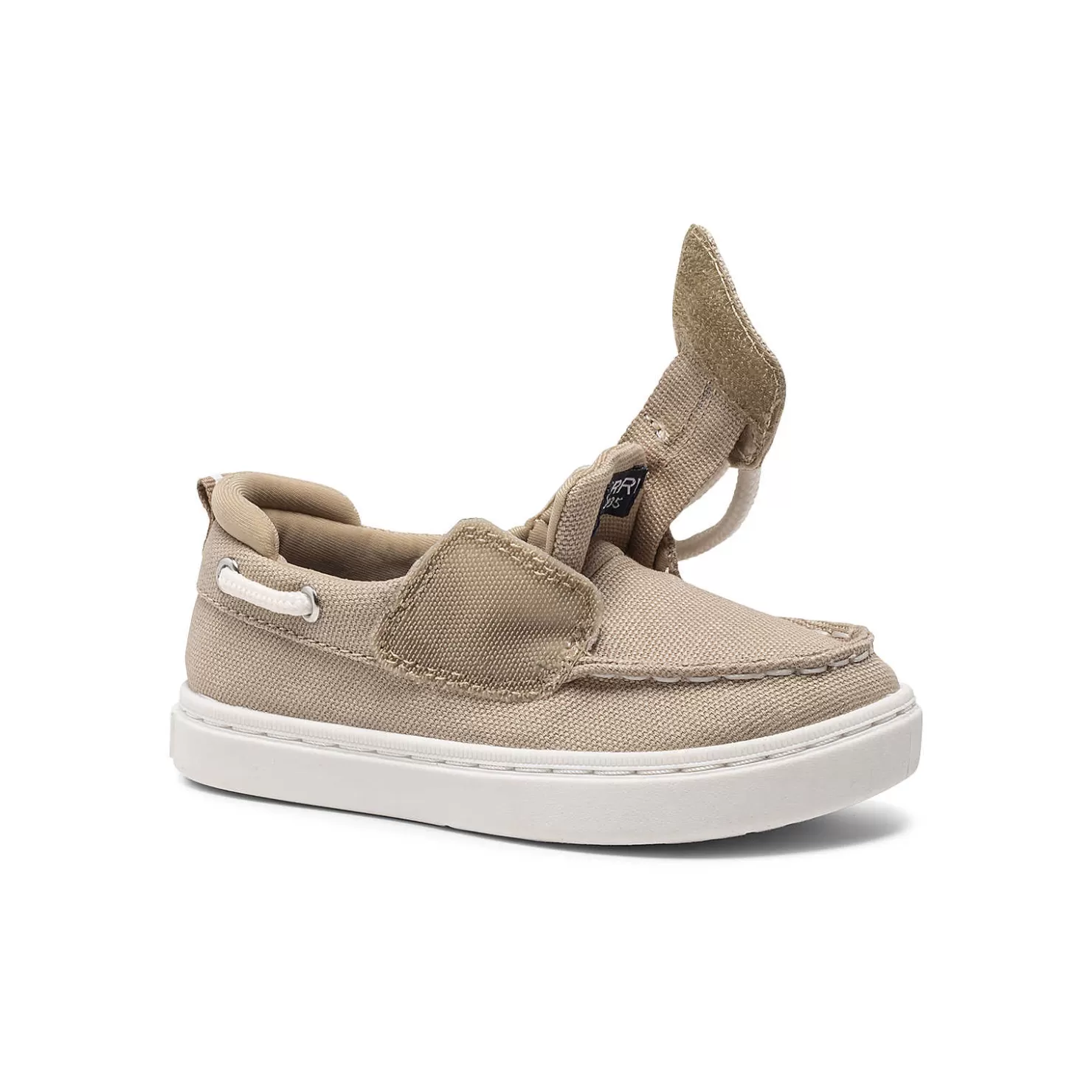 Sneakers | Boat Shoes | Sperry Little Kid's Sea Ketch Junior Washable Sneaker Khaki