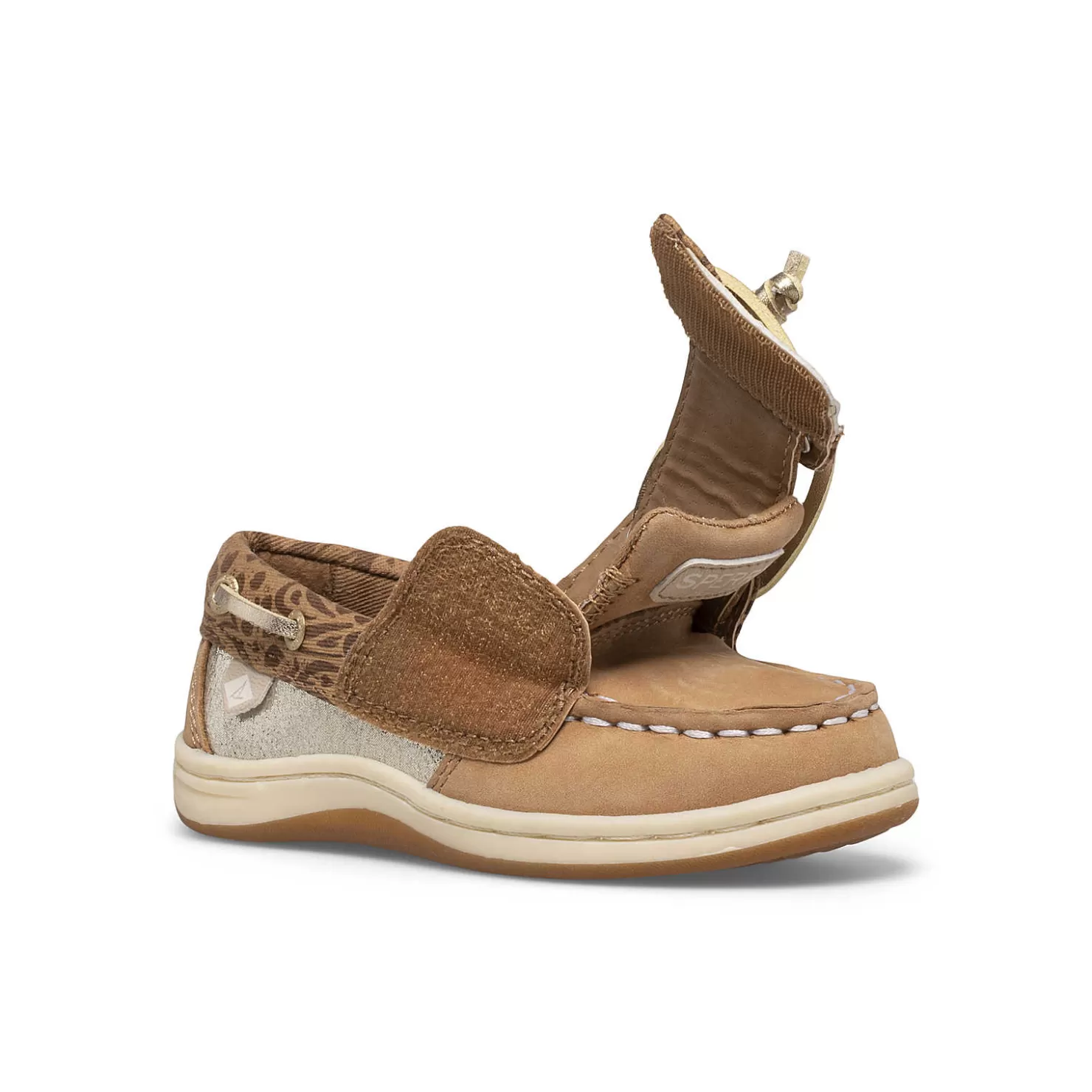 Boat Shoes | Boat Shoes | Sperry Little Kid's Songfish Junior Boat Shoe Champagne