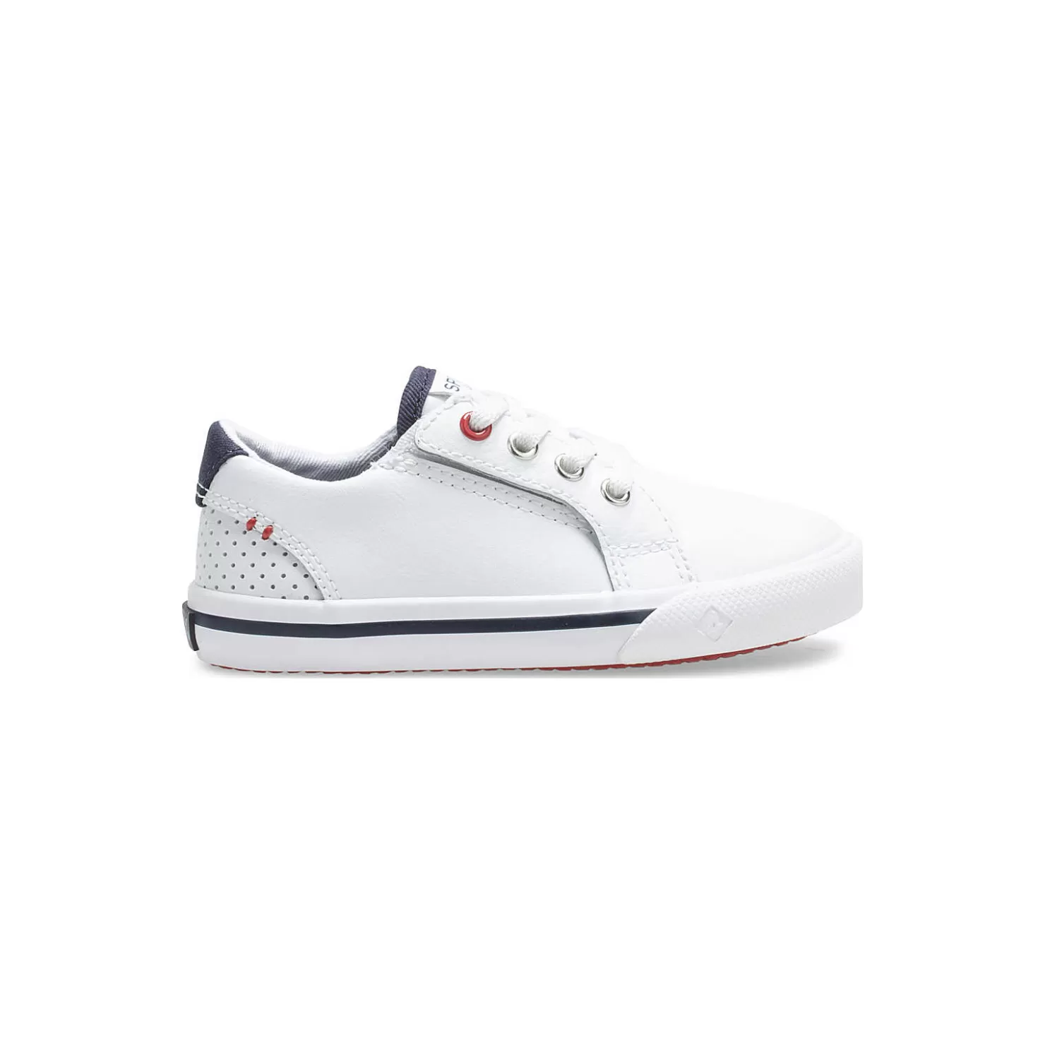 Sneakers | Little Kid (sizes 1-10) | Sperry Little Kid's Striper II LTT Junior Sneaker White