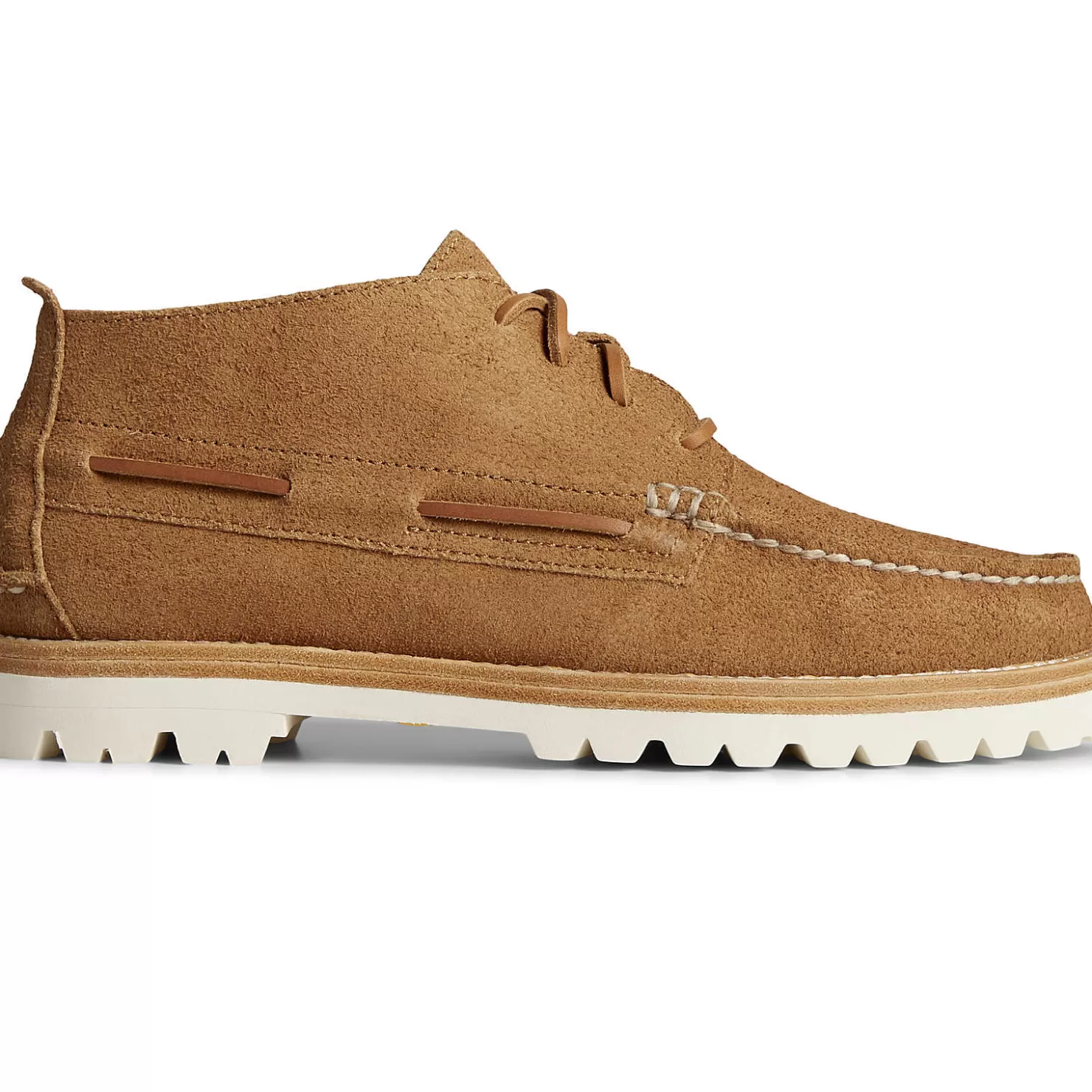 Authentic Original Boat Shoe | Sale | Sperry Men's Authentic Original Vibram Suede Chukka Tan