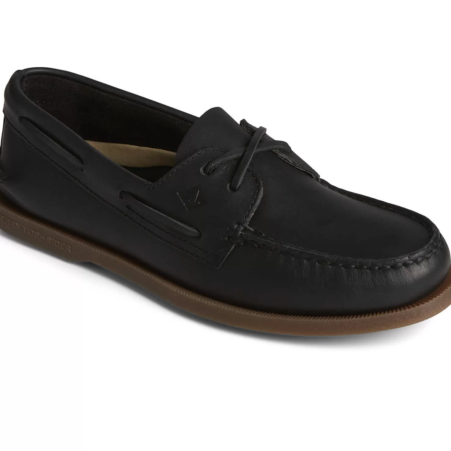 Authentic Original Boat Shoe | Loafers & Oxfords | Sperry Men's Authentic Original™ Cross Lace Boat Shoe Black