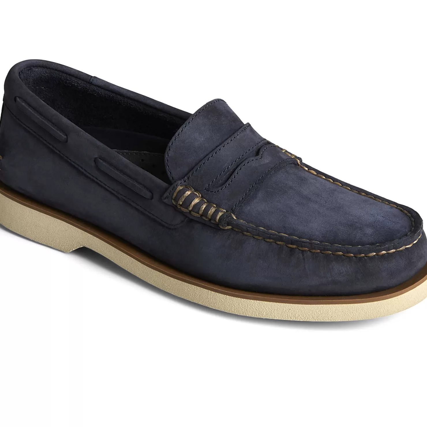 Authentic Original Boat Shoe | Sale | Sperry Men's Authentic Original™ Double Sole Penny Loafer Navy