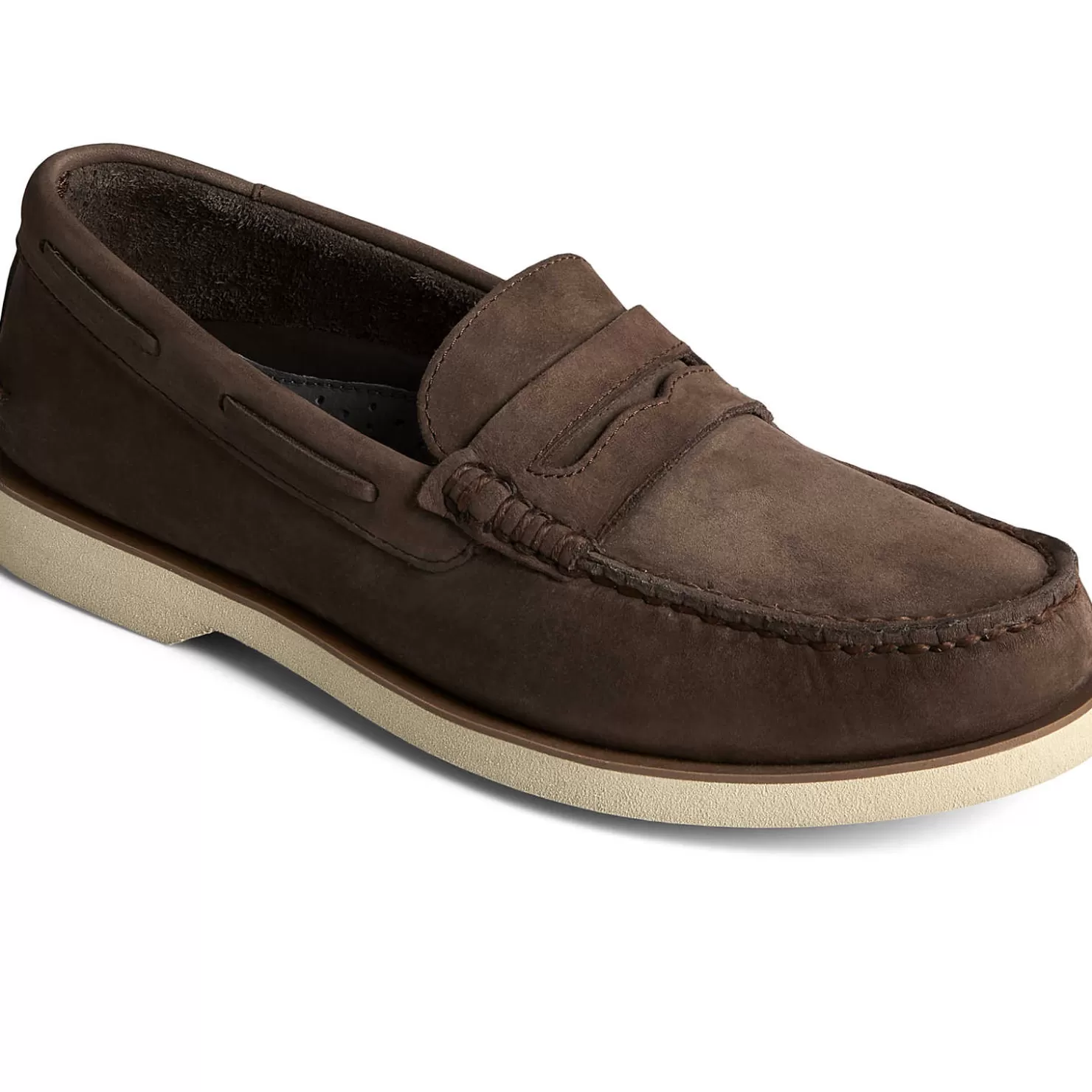 Authentic Original Boat Shoe | Sale | Sperry Men's Authentic Original™ Double Sole Penny Loafer Brown