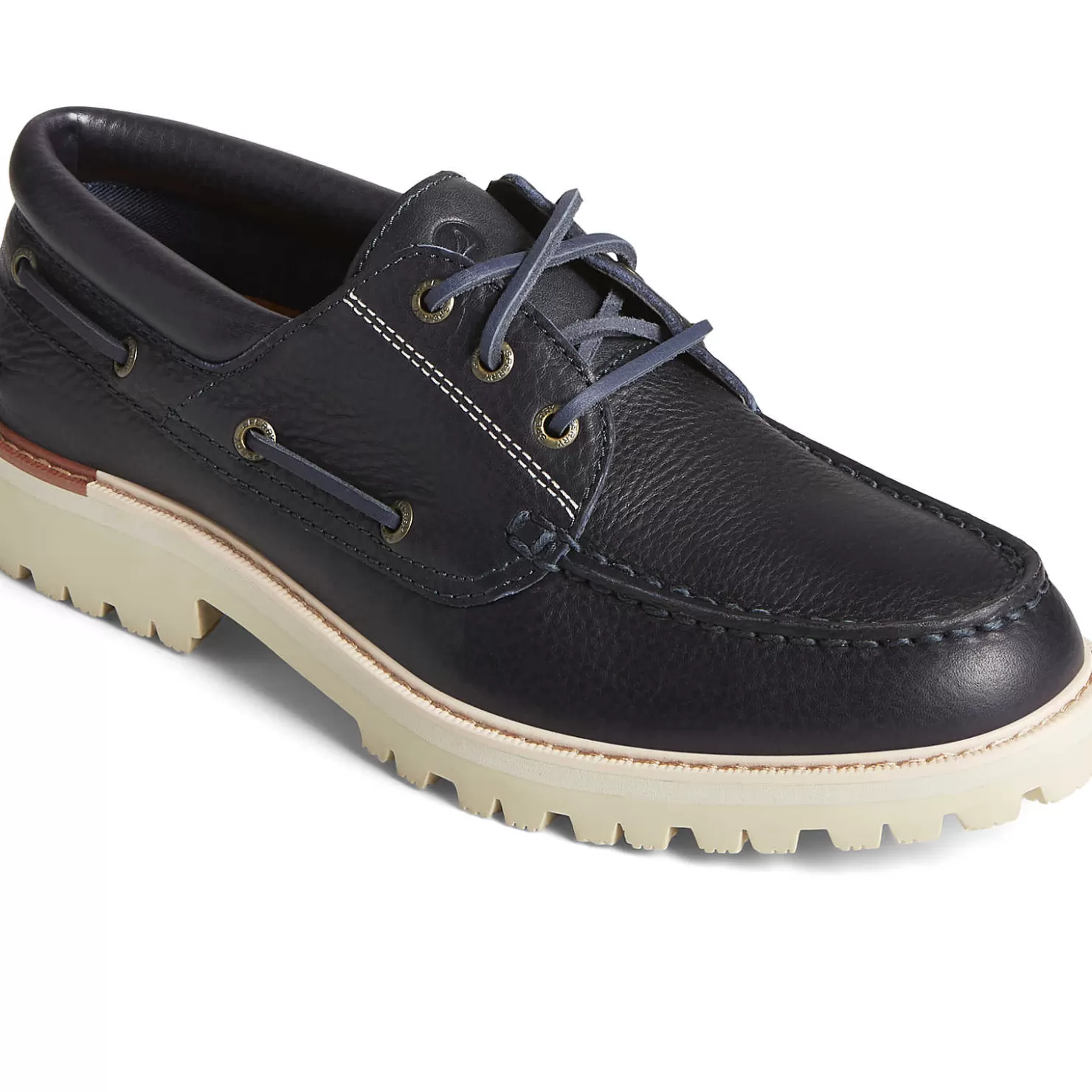 Authentic Original Boat Shoe | Sale | Sperry Men's Authentic Original™ Lug 3-Eye Boat Shoe Navy