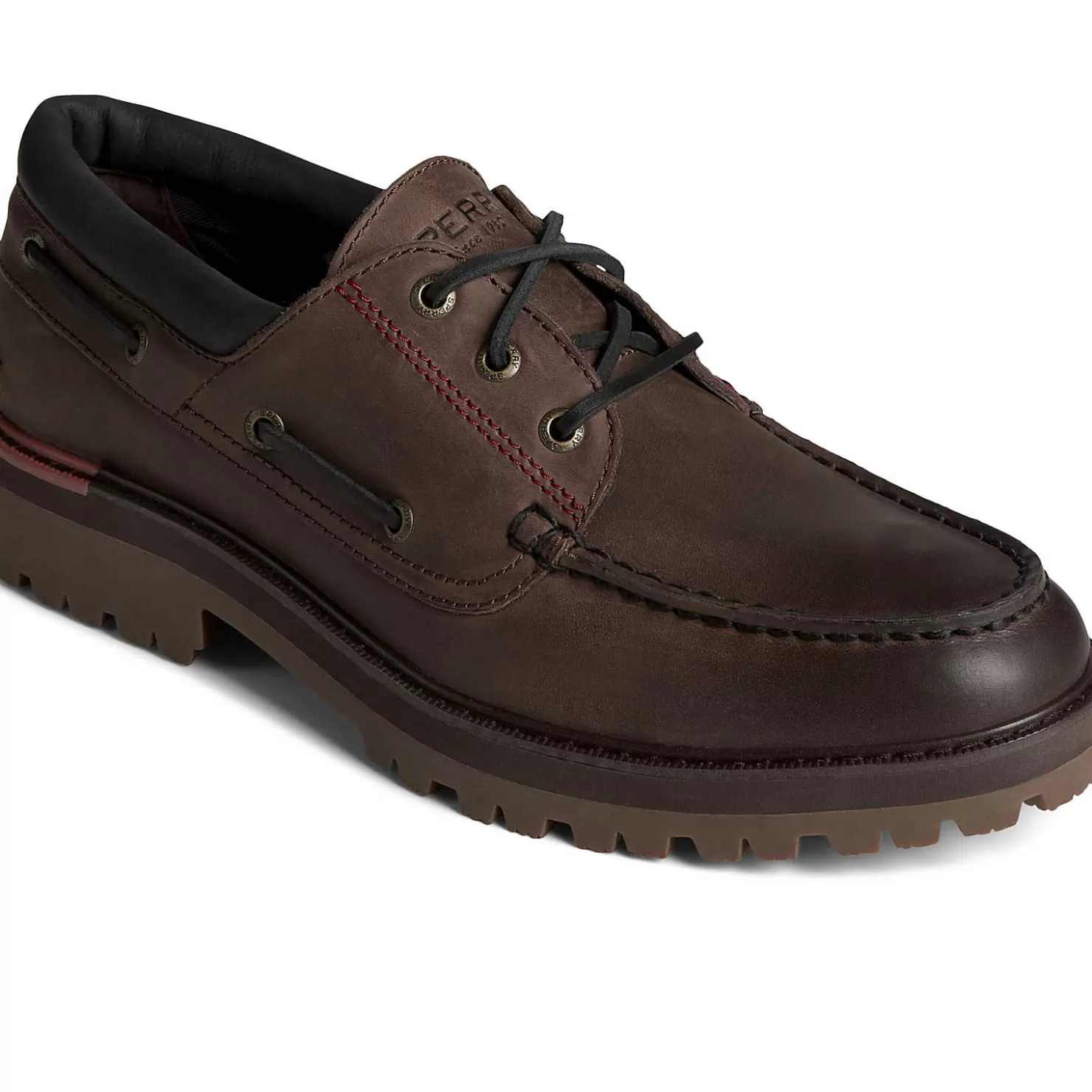 Authentic Original Boat Shoe | Sale | Sperry Men's Authentic Original™ Lug 3-Eye Boat Shoe Brown