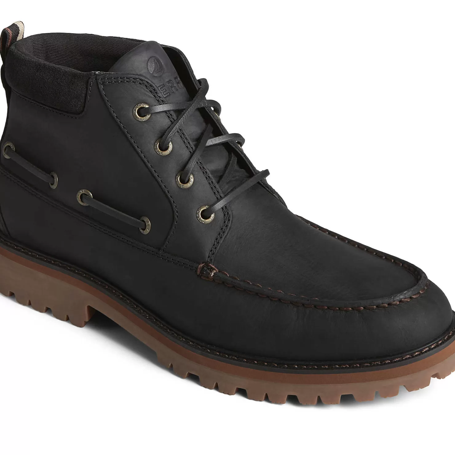 Authentic Original Boat Shoe | Sale | Sperry Men's Authentic Original™ Lug Chukka Boot Black