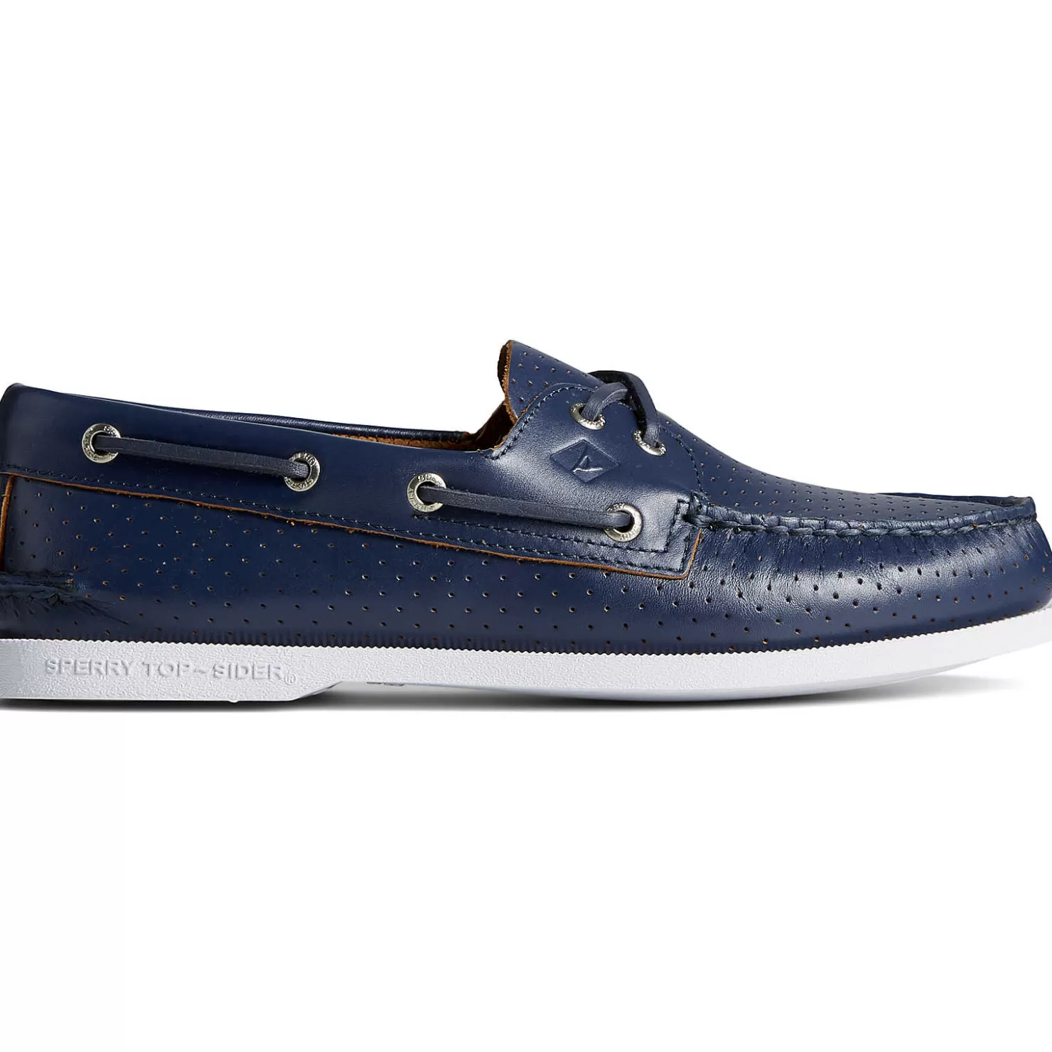 Authentic Original Boat Shoe | Sale | Sperry Men's Authentic Original™ Perforated Boat Shoe Navy