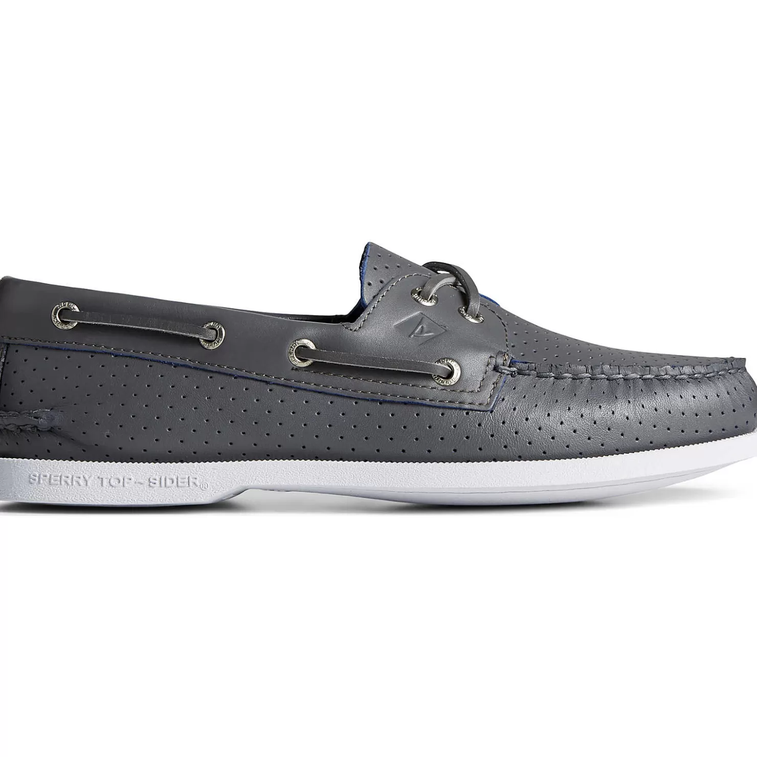 Authentic Original Boat Shoe | Sale | Sperry Men's Authentic Original™ Perforated Boat Shoe Grey