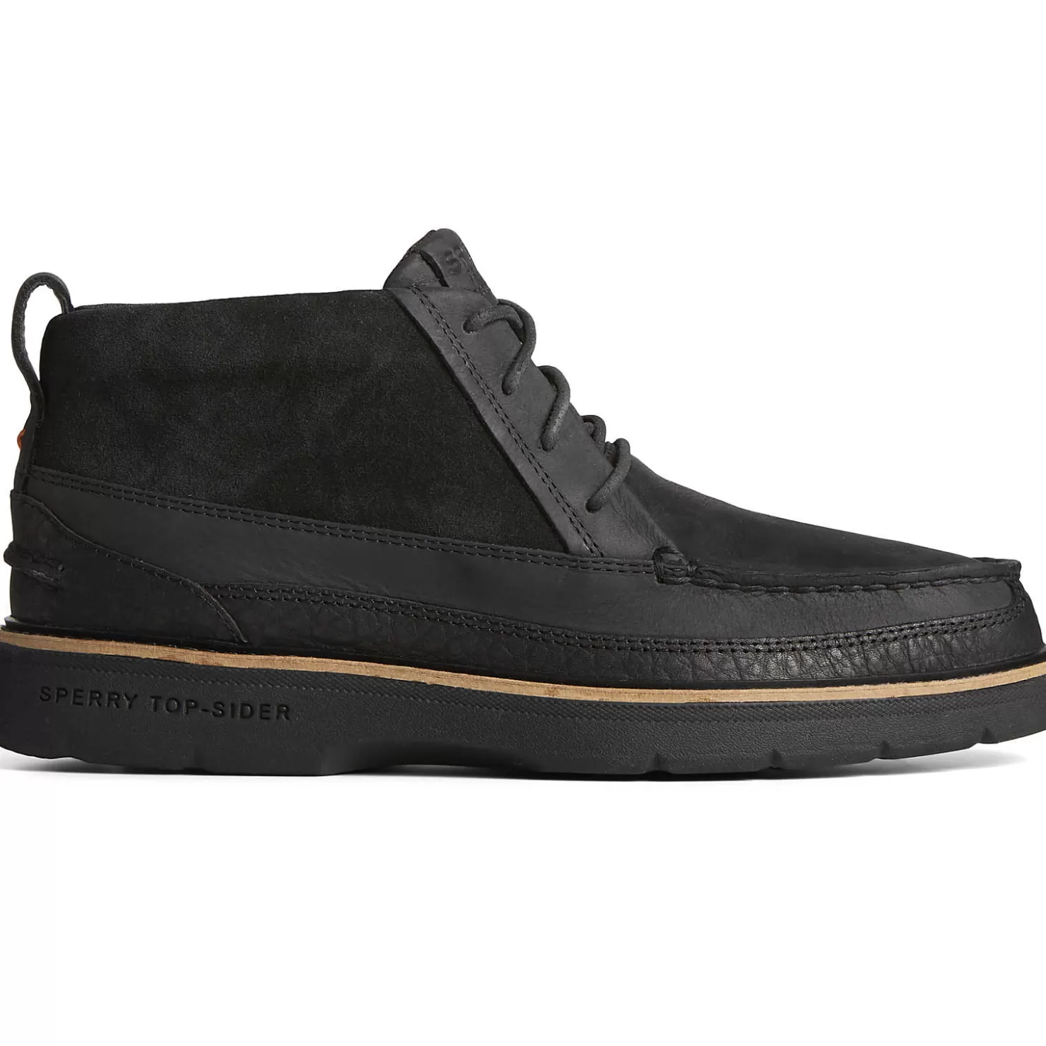 Authentic Original Boat Shoe | Sale | Sperry Men's Authentic Original™ PLUSHWAVE™ Lug Chukka Boot Black