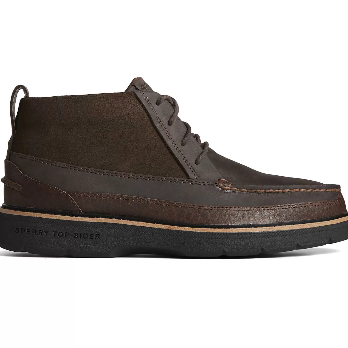 Authentic Original Boat Shoe | Sale | Sperry Men's Authentic Original™ PLUSHWAVE™ Lug Chukka Boot Brown