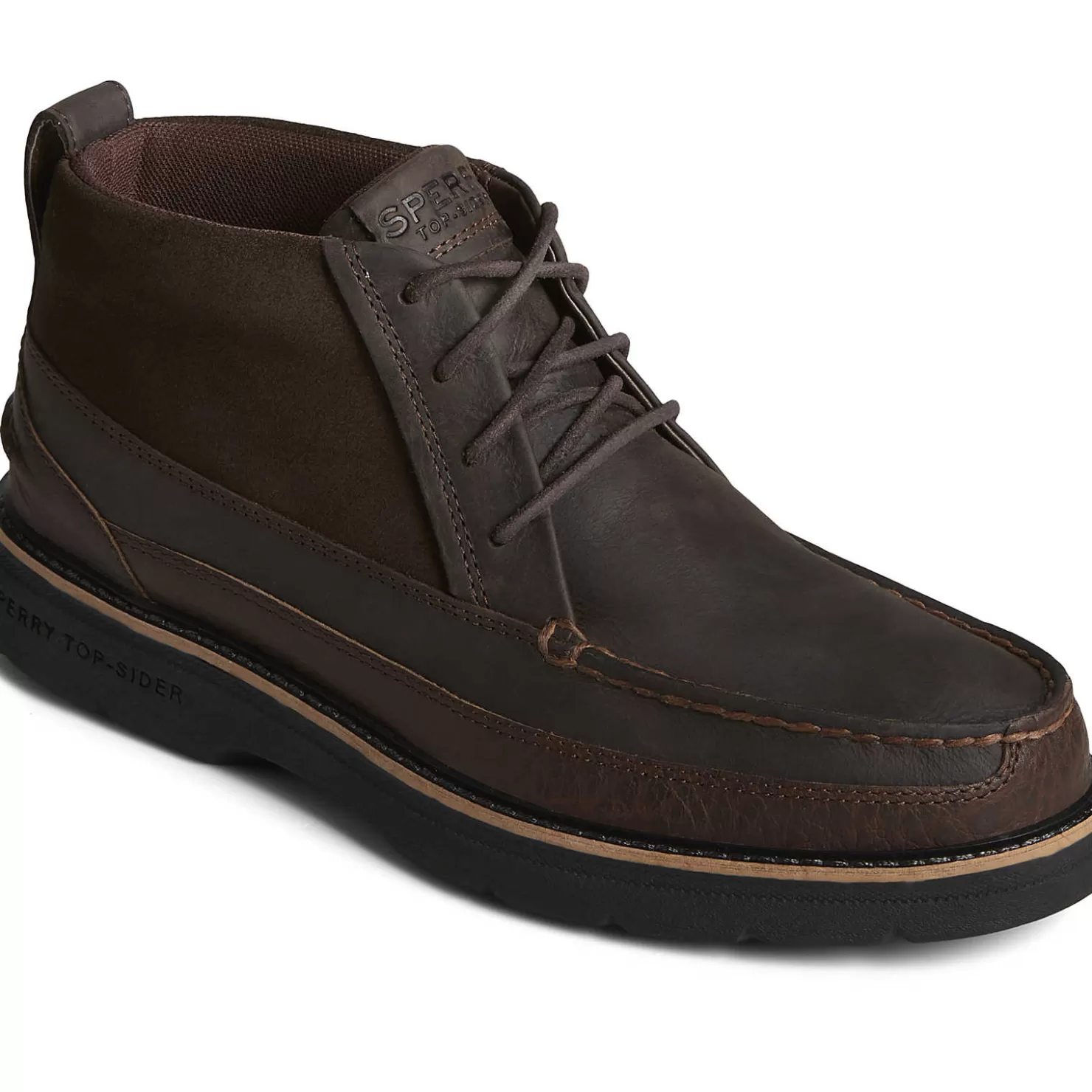 Authentic Original Boat Shoe | Sale | Sperry Men's Authentic Original™ PLUSHWAVE™ Lug Chukka Boot Brown