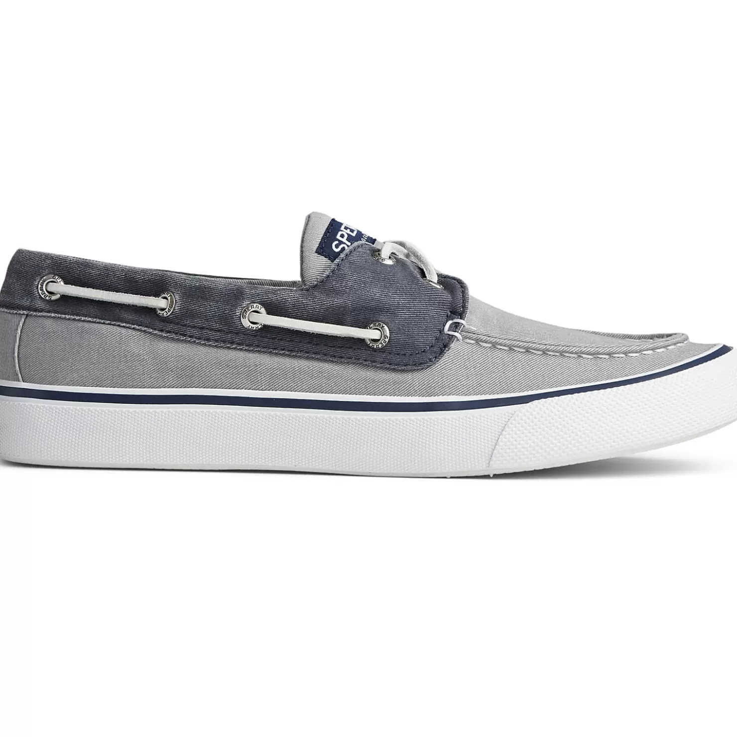 Sneakers | Shoes | Sperry Men's Bahama II Sneaker Salt Washed Grey/Navy