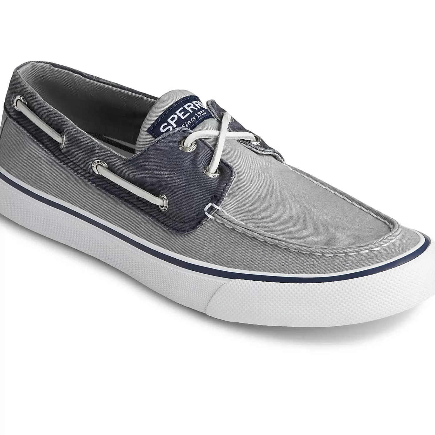 Sneakers | Shoes | Sperry Men's Bahama II Sneaker Salt Washed Grey/Navy