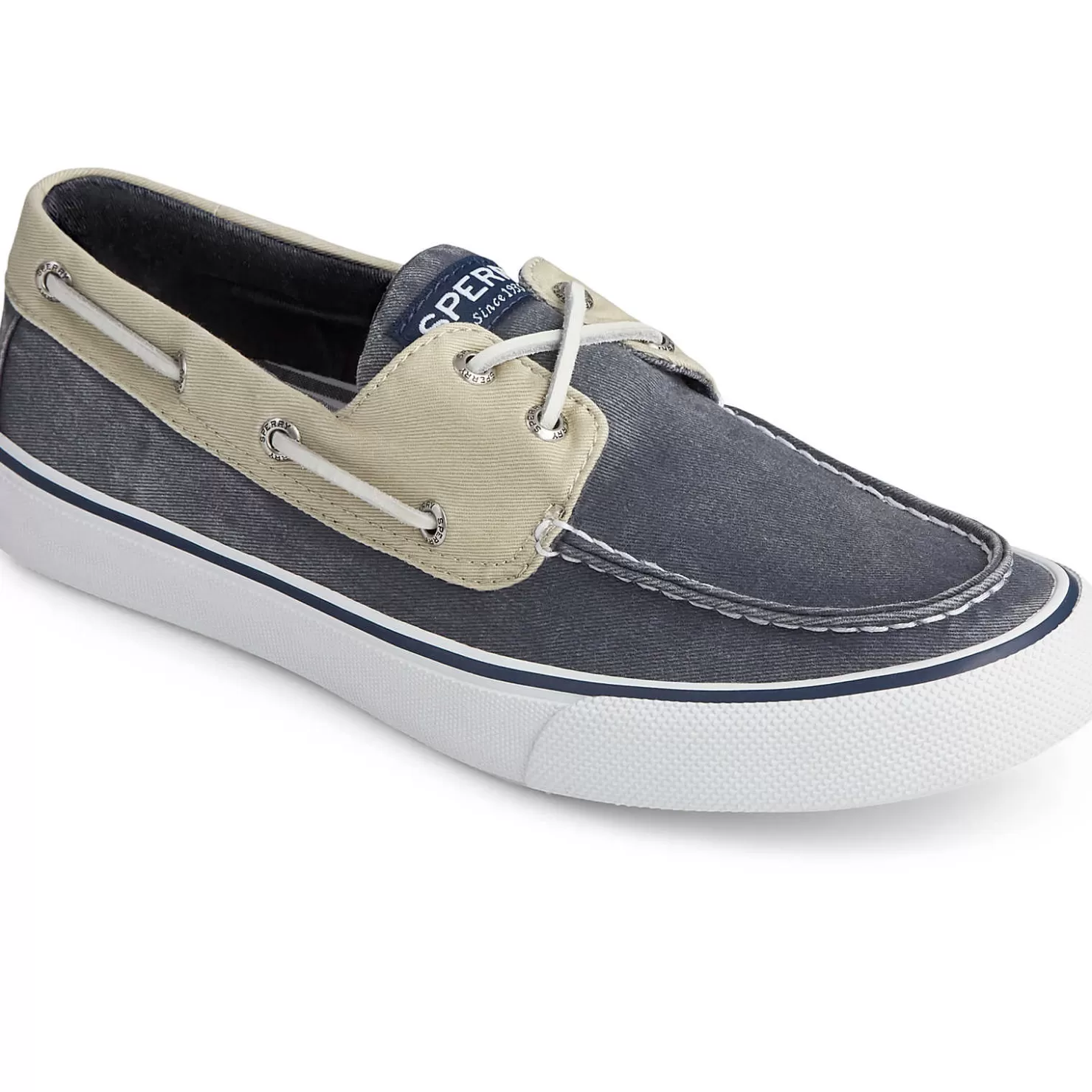 Sneakers | Shoes | Sperry Men's Bahama II Sneaker Salt Washed Navy/Khaki