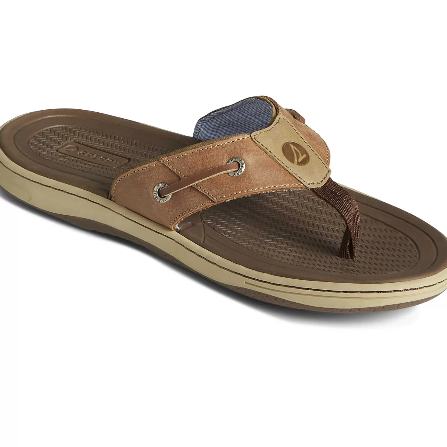 Sandals | Shoes | Sperry Men's Baitfish Flip Flops Tan Leather