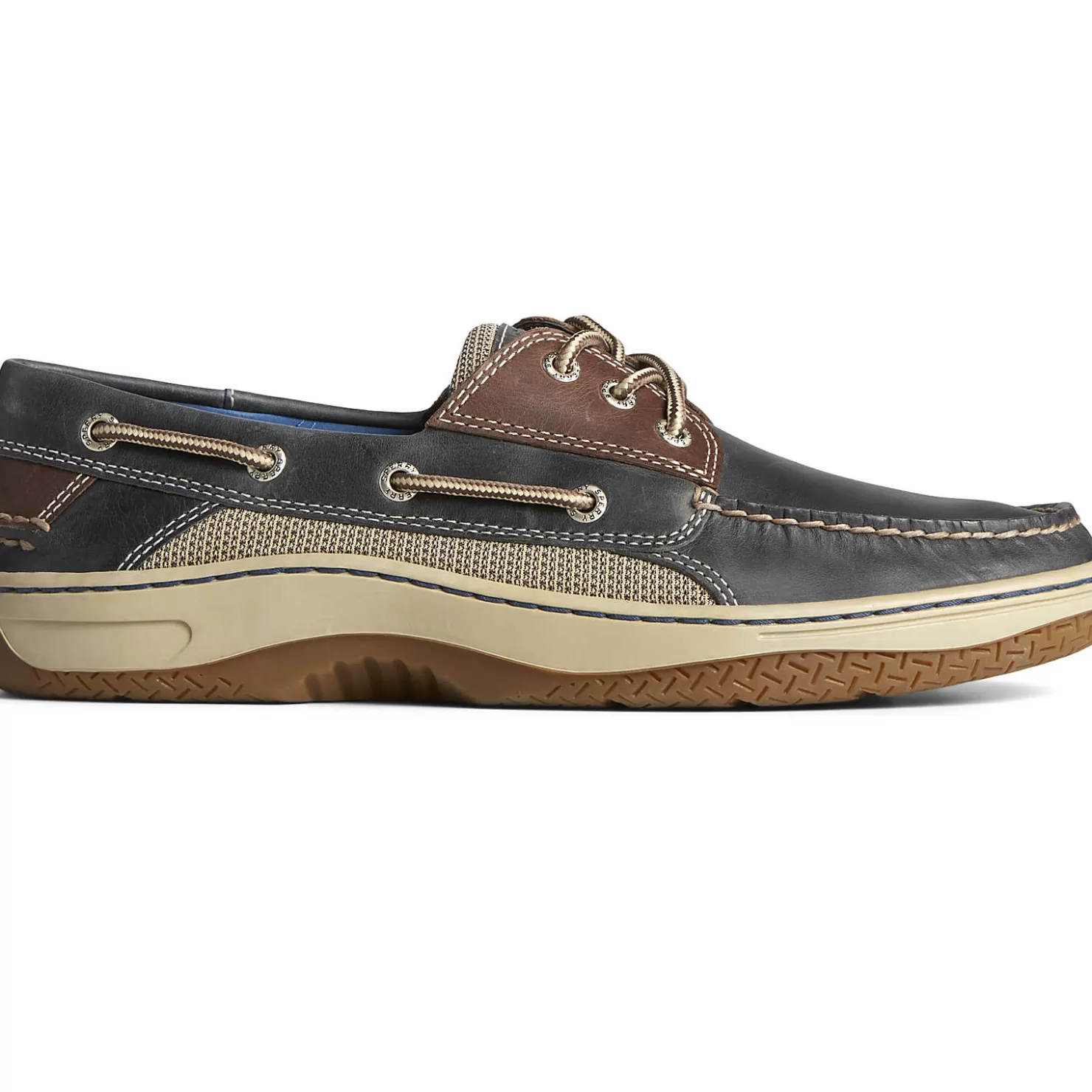 Boat Shoes | Shoes | Sperry Men's Billfish™ 3-Eye Boat Shoe Navy / Brown Leather