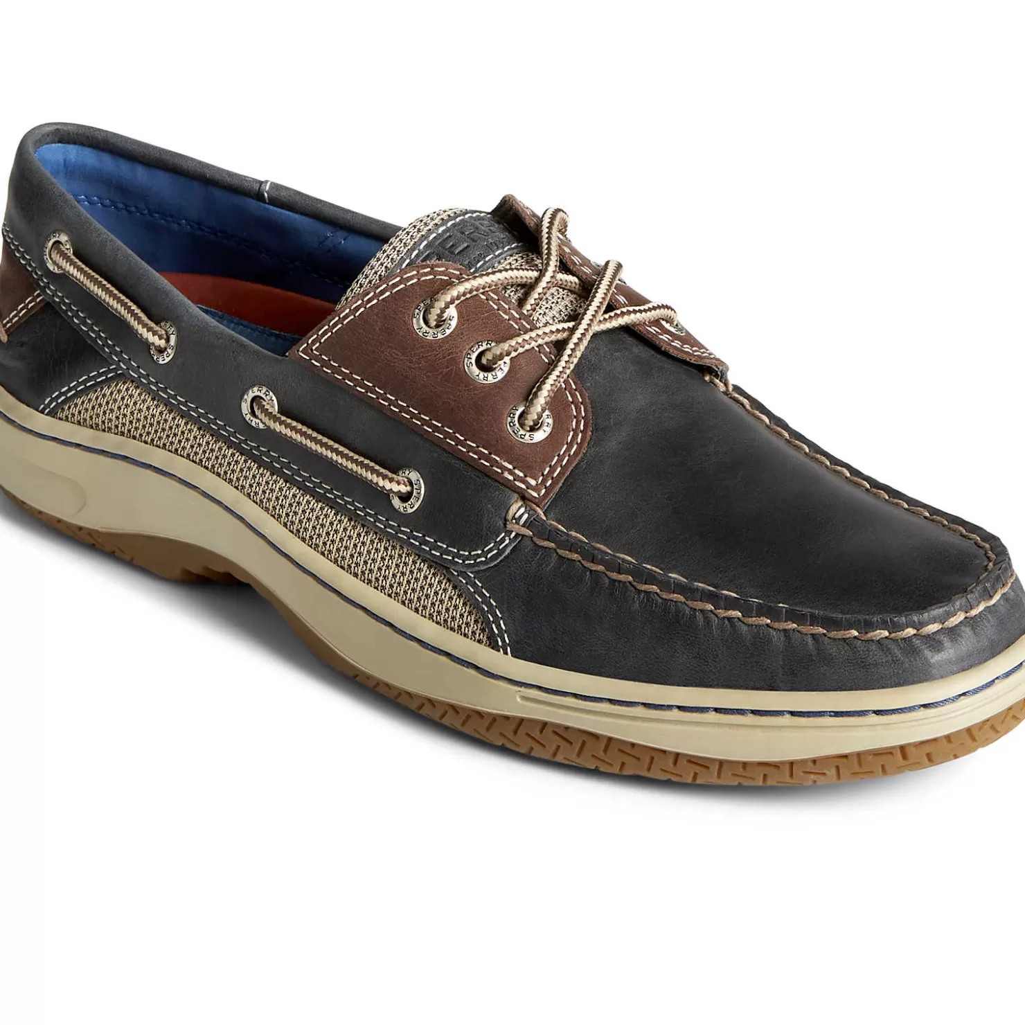 Boat Shoes | Shoes | Sperry Men's Billfish™ 3-Eye Boat Shoe Navy / Brown Leather