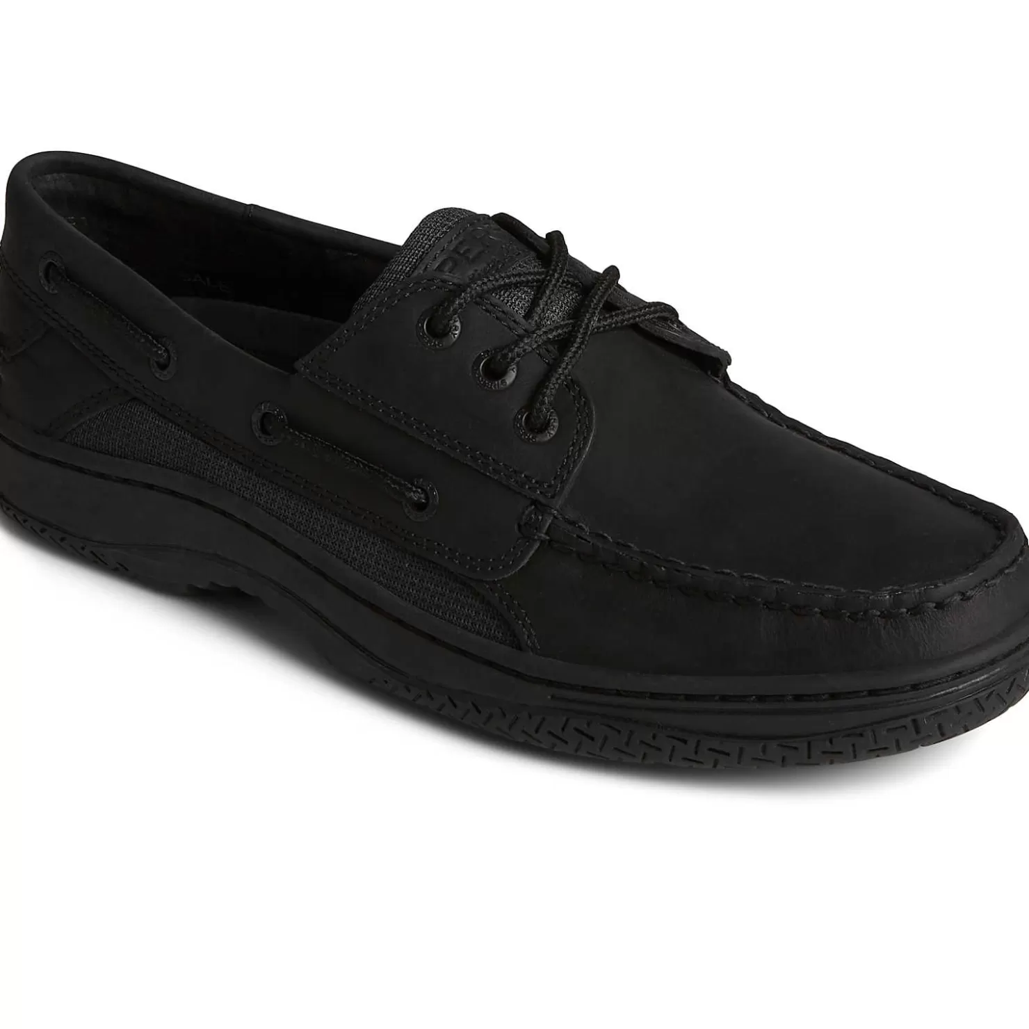 Boat Shoes | Shoes | Sperry Men's Billfish™ 3-Eye Leather Boat Shoe Black