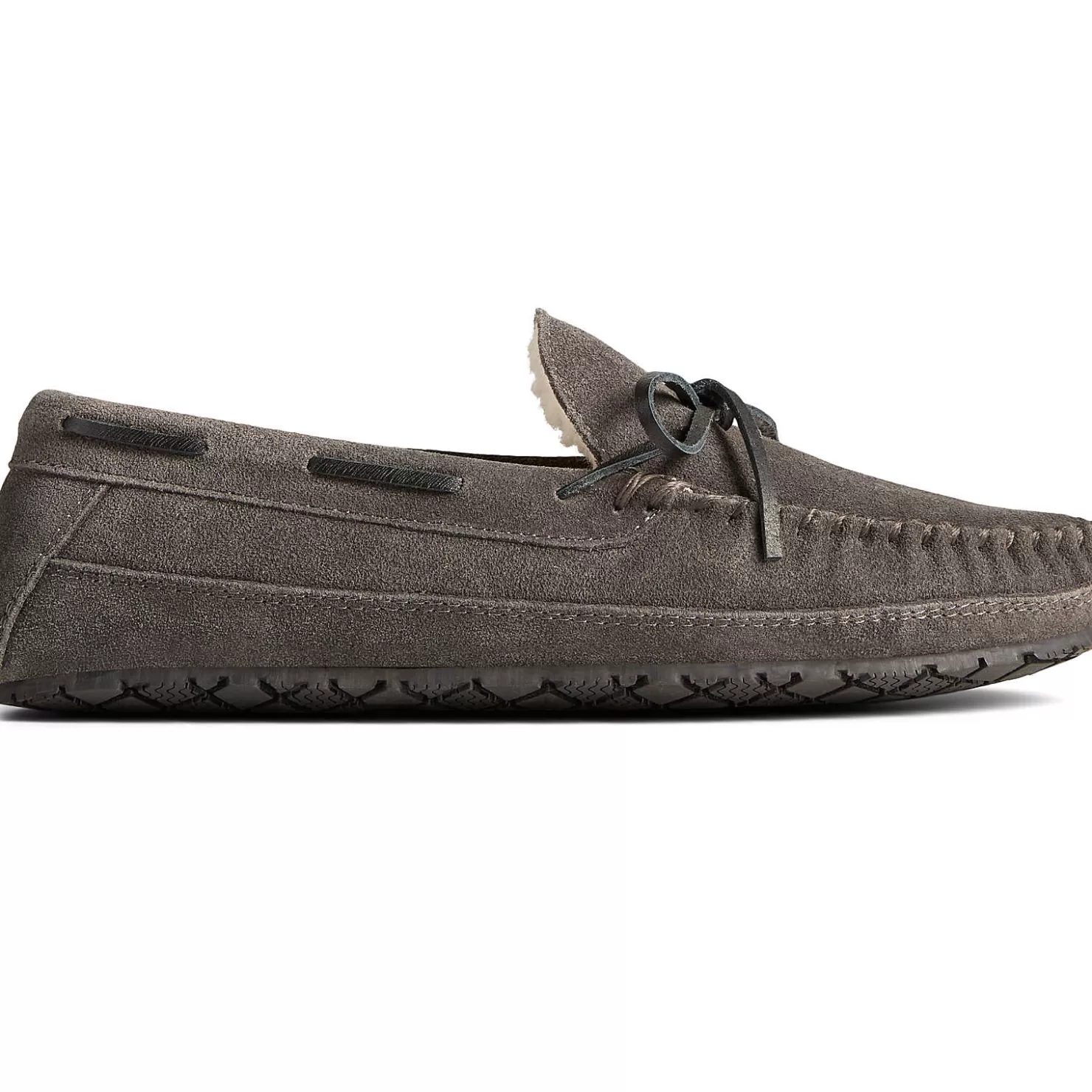 Sale | Slippers & Moccasins | Sperry Men's Brandon Trapper Moccasin Slipper Charcoal