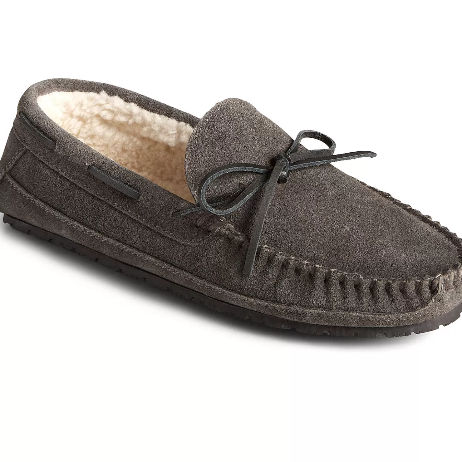 Sale | Slippers & Moccasins | Sperry Men's Brandon Trapper Moccasin Slipper Charcoal