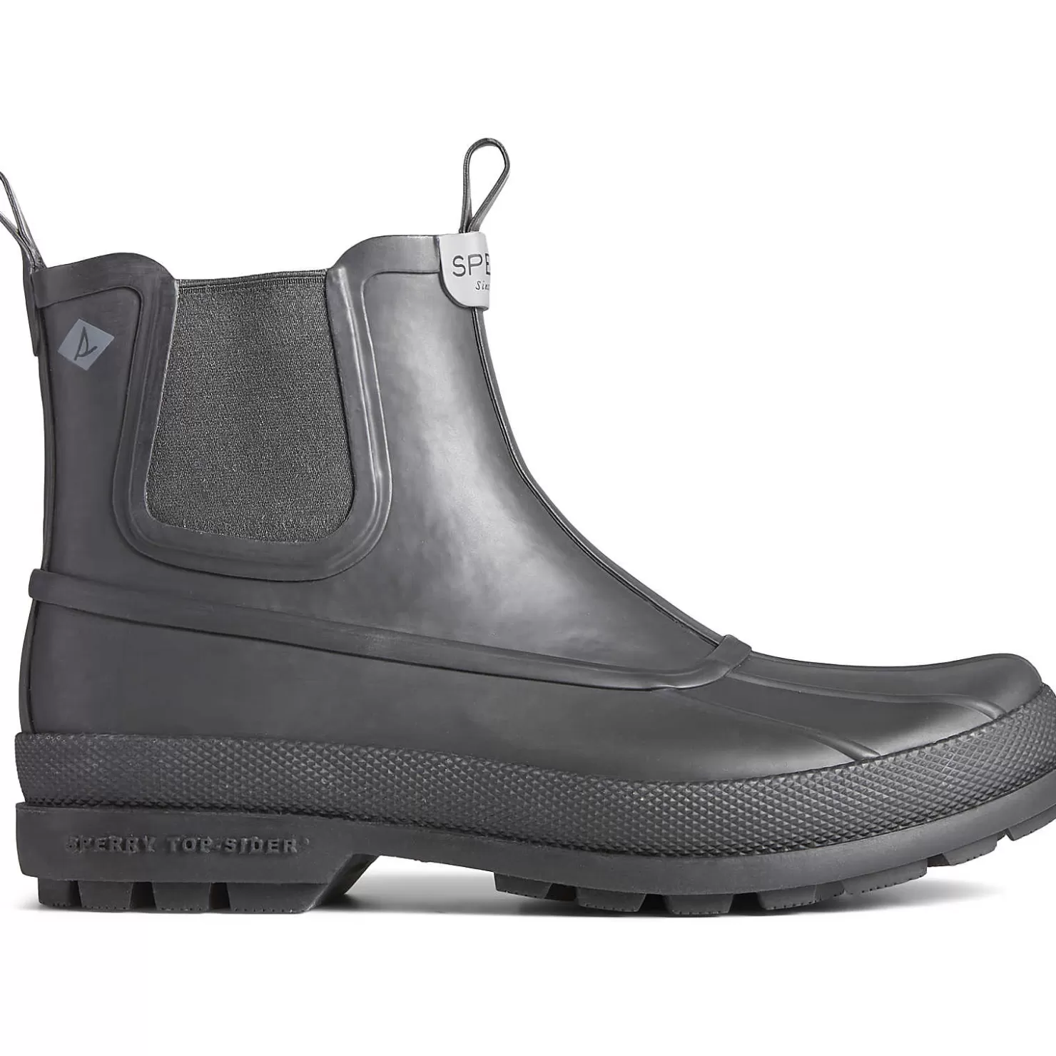 Cold Bay Boot | Sale | Sperry Men's Cold Bay Rubber Chelsea Boot Black