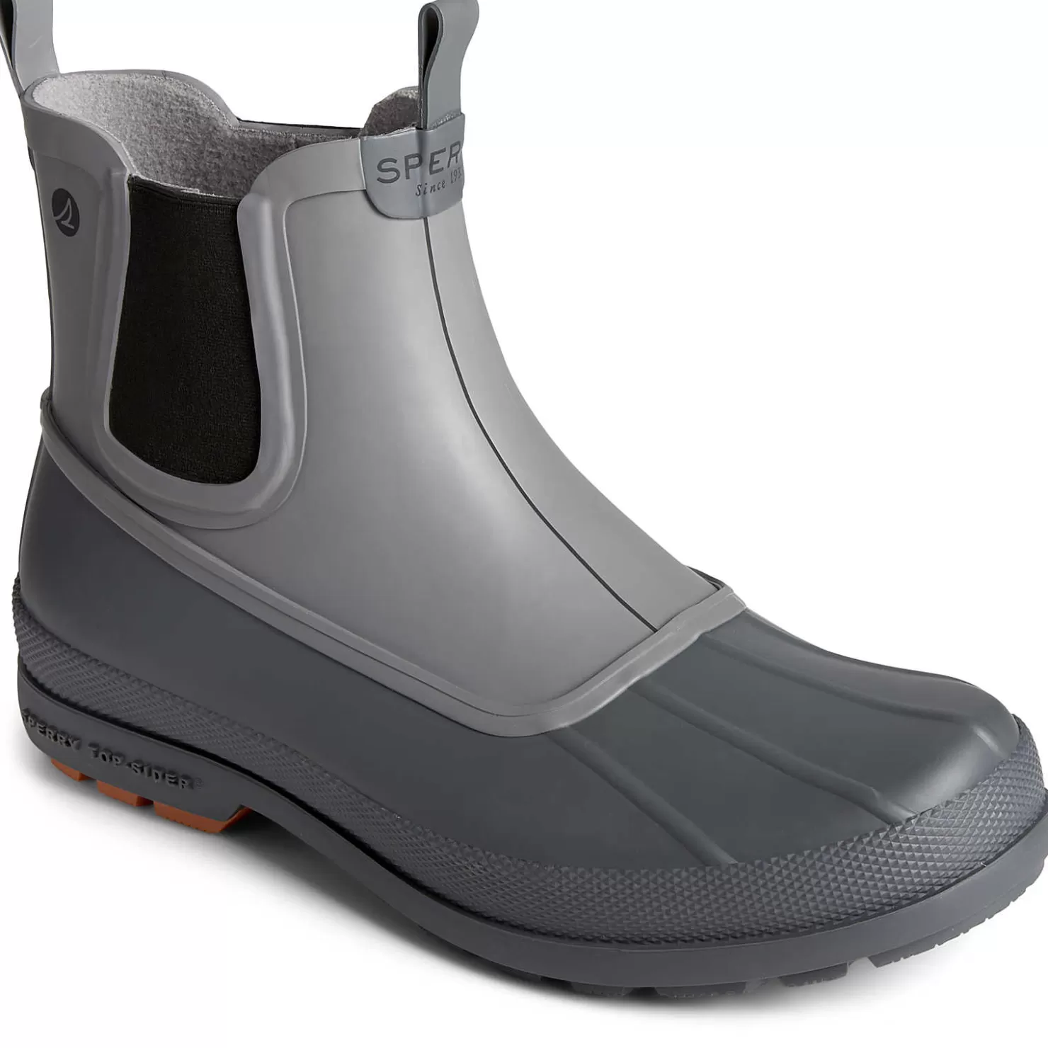 Cold Bay Boot | Sale | Sperry Men's Cold Bay Rubber Chelsea Boot Grey