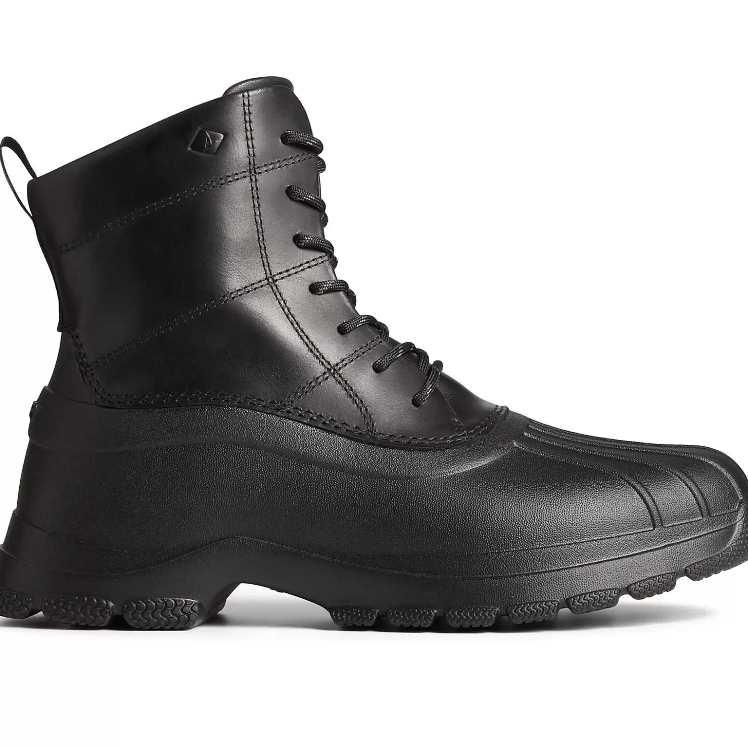 Sale | Rain & Duck Boots | Sperry Men's Duck Float Lace Up Boot Black