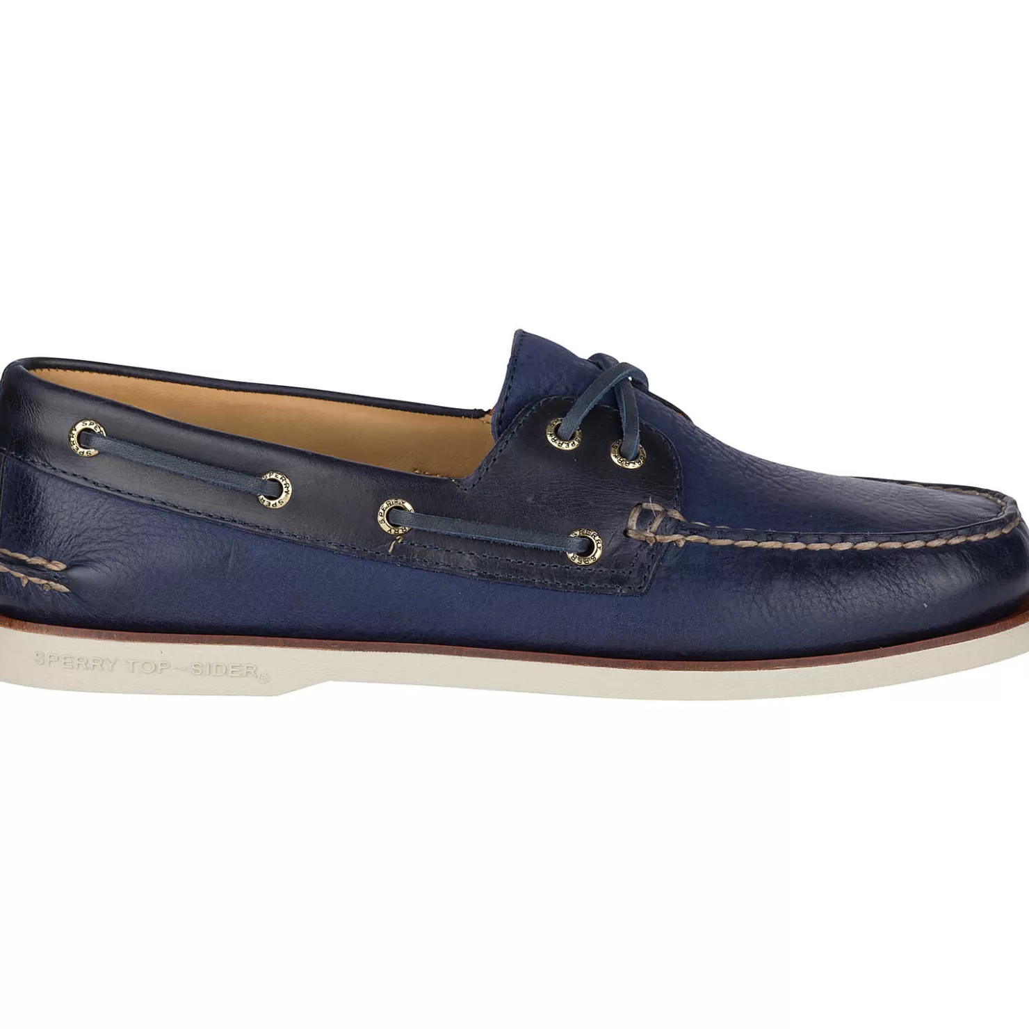 Authentic Original Boat Shoe | Gold Cup Luxury | Sperry Men's Gold Cup™ Authentic Original™ Rivingston Boat Shoe Navy